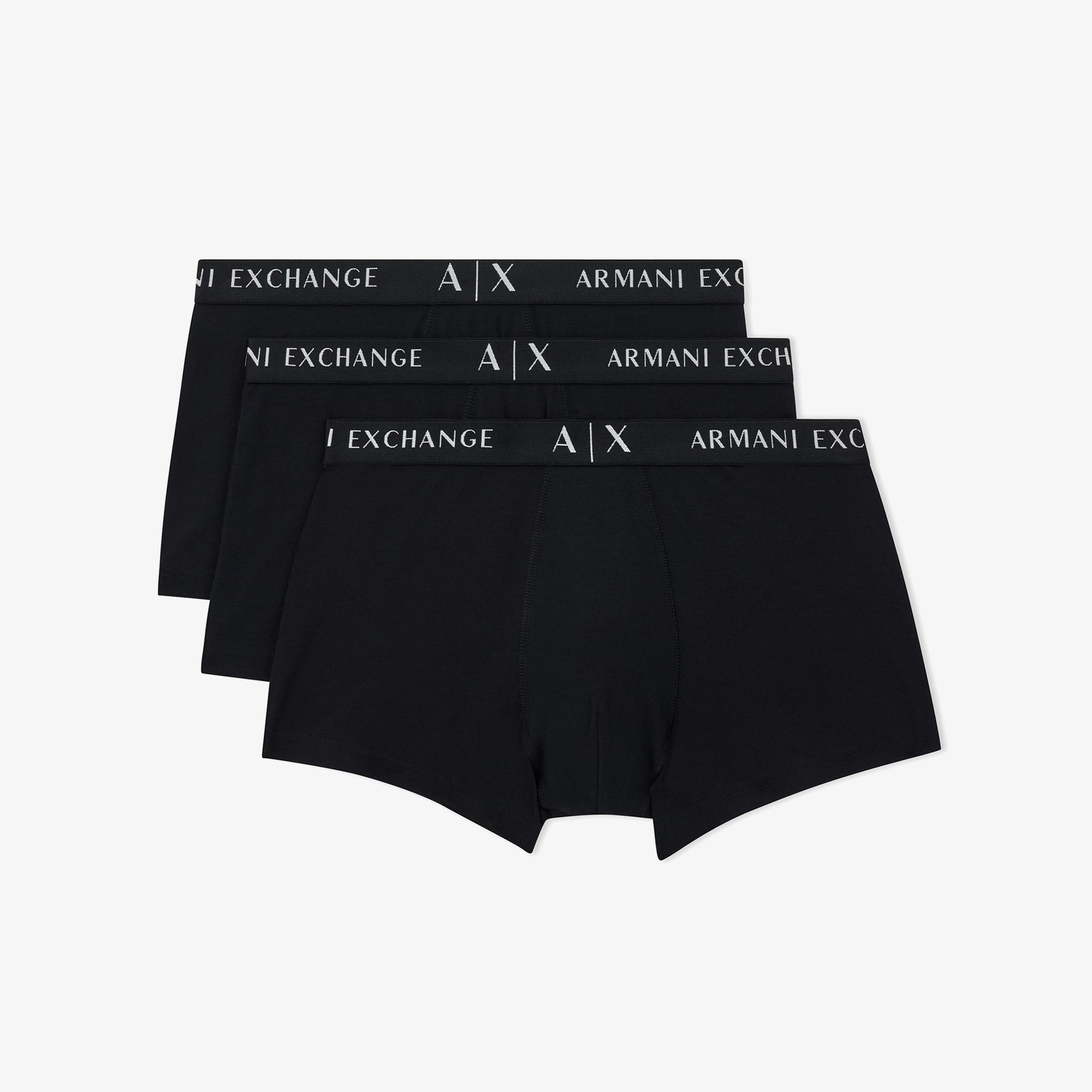 Armani Exchange Erkek Siyah Boxer