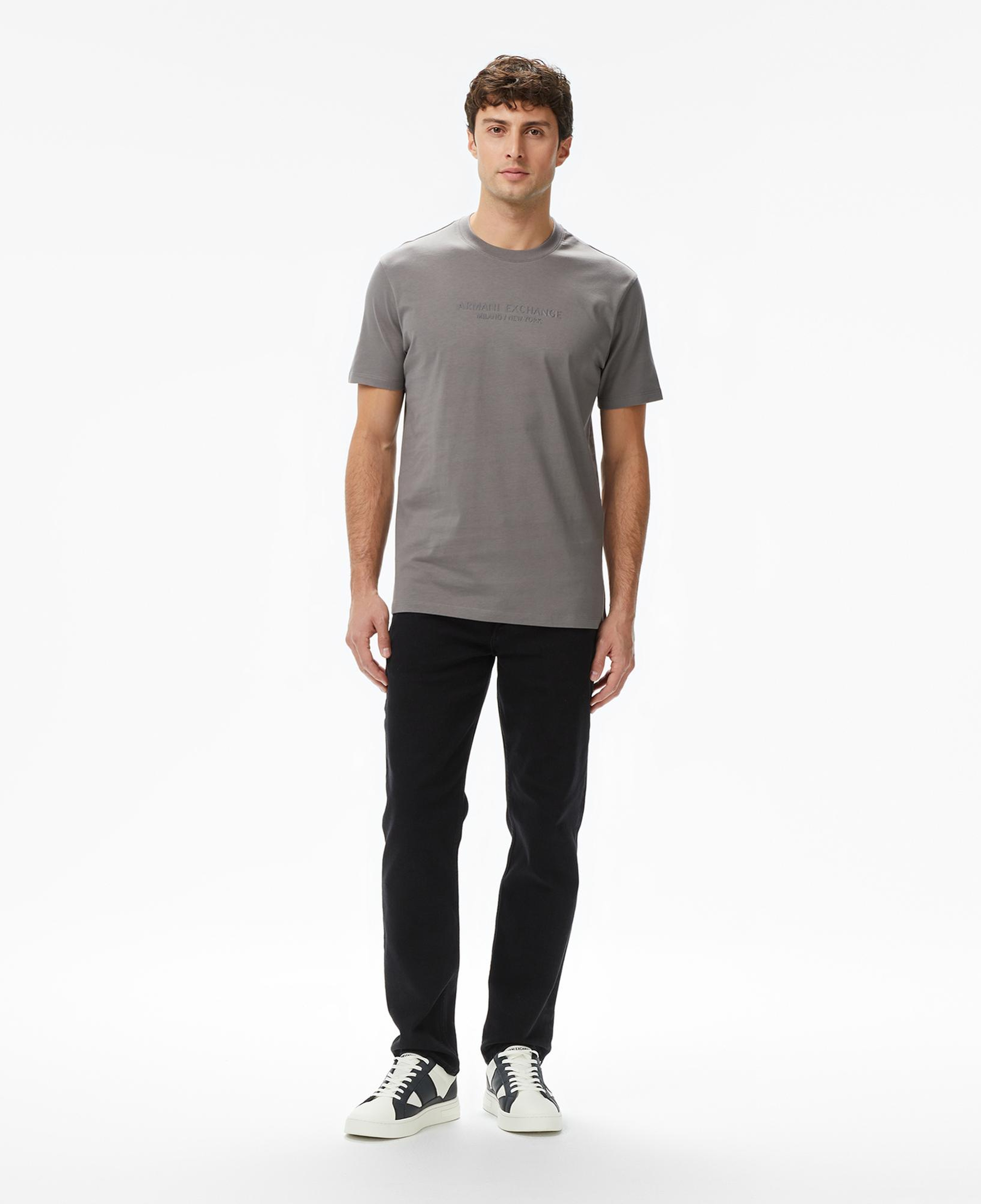 Armani Exchange Erkek Gri T-Shirt