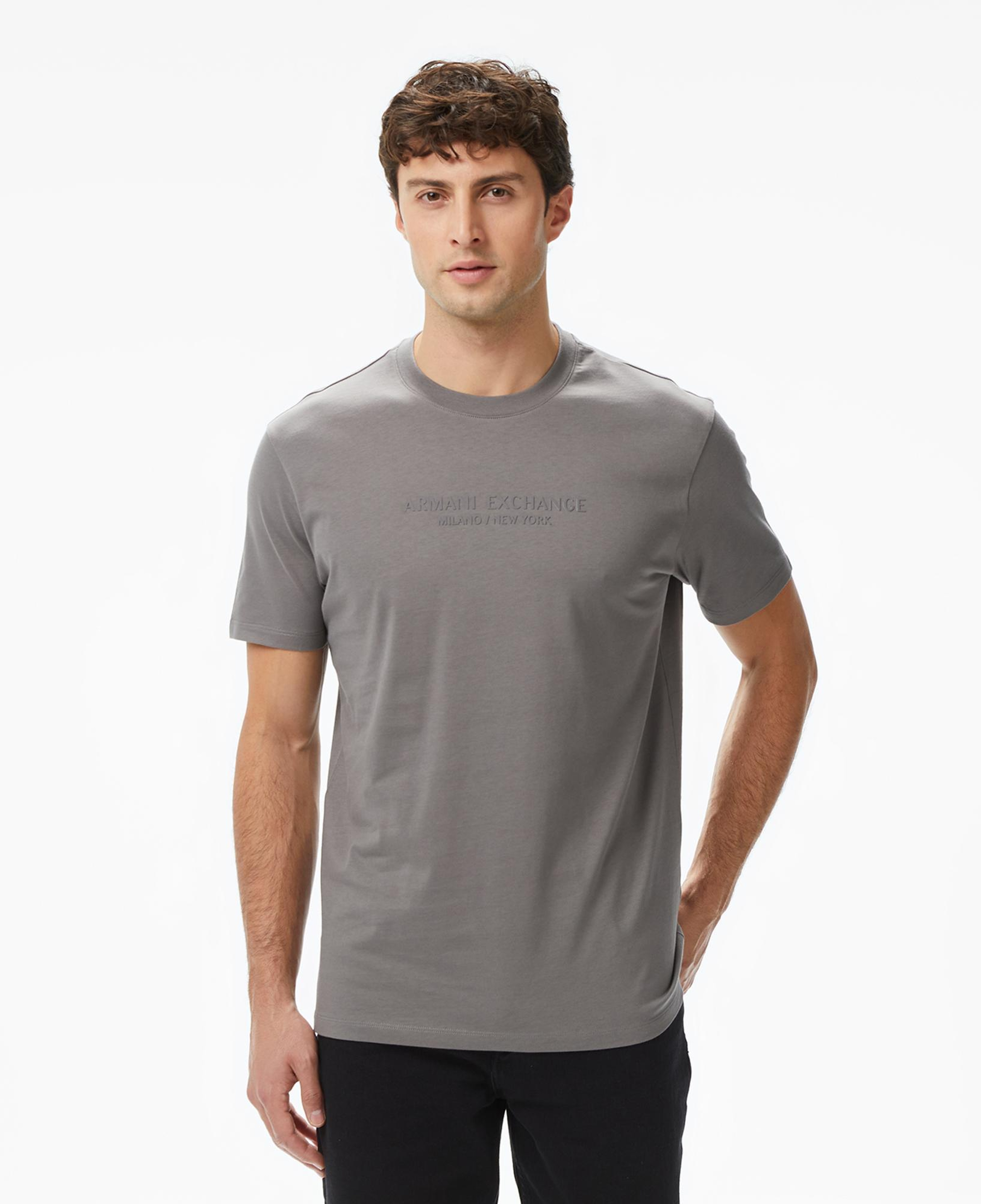 Armani Exchange Erkek Gri T-Shirt