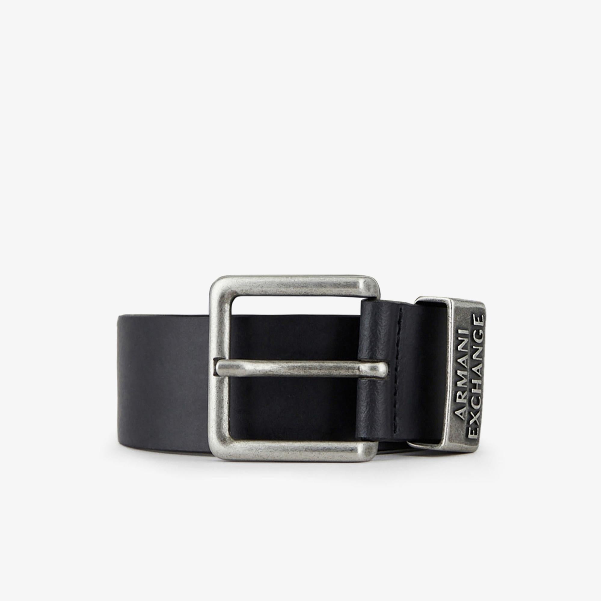 Armani Exchange Erkek Siyah Kemer