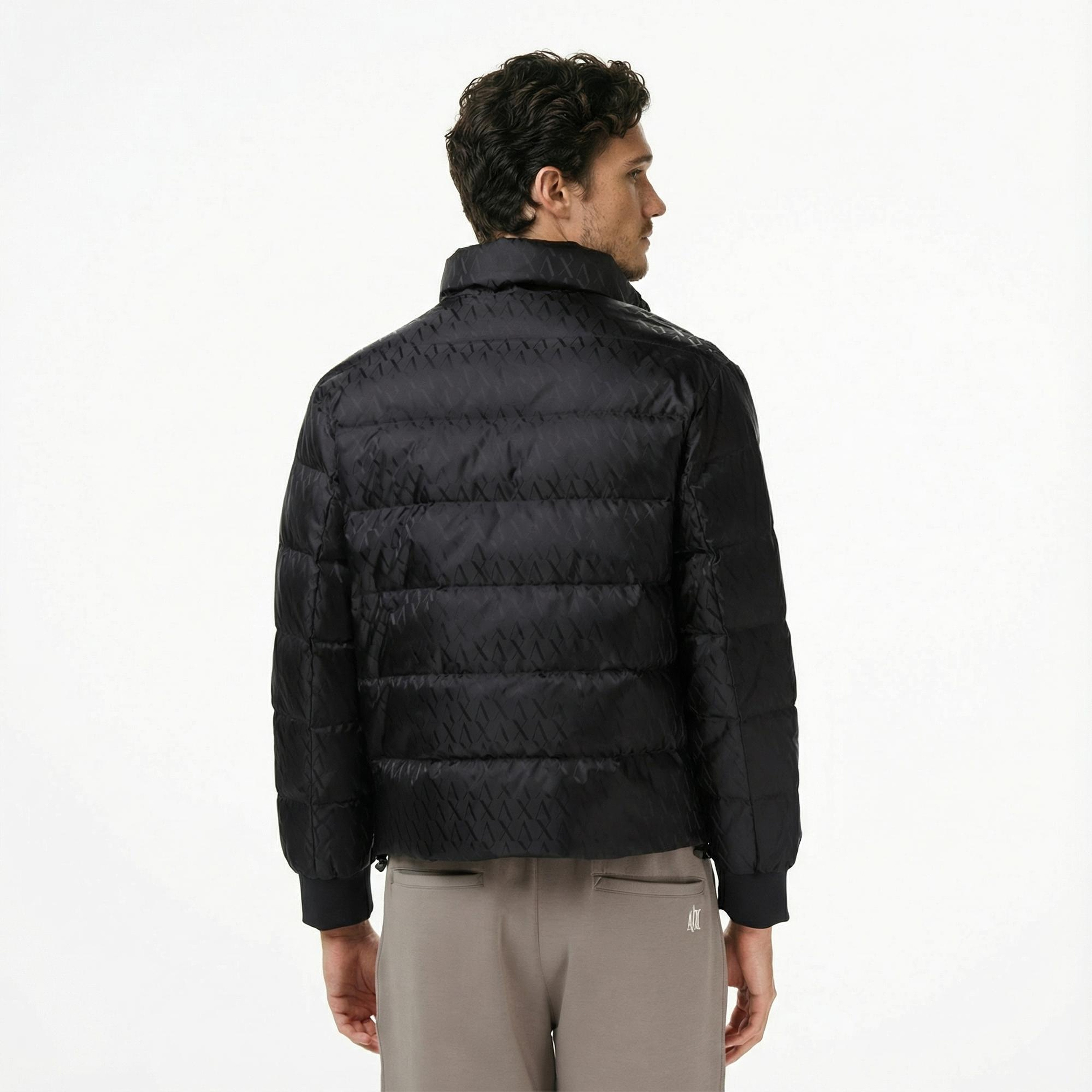 Armani Exchange Erkek Siyah Mont