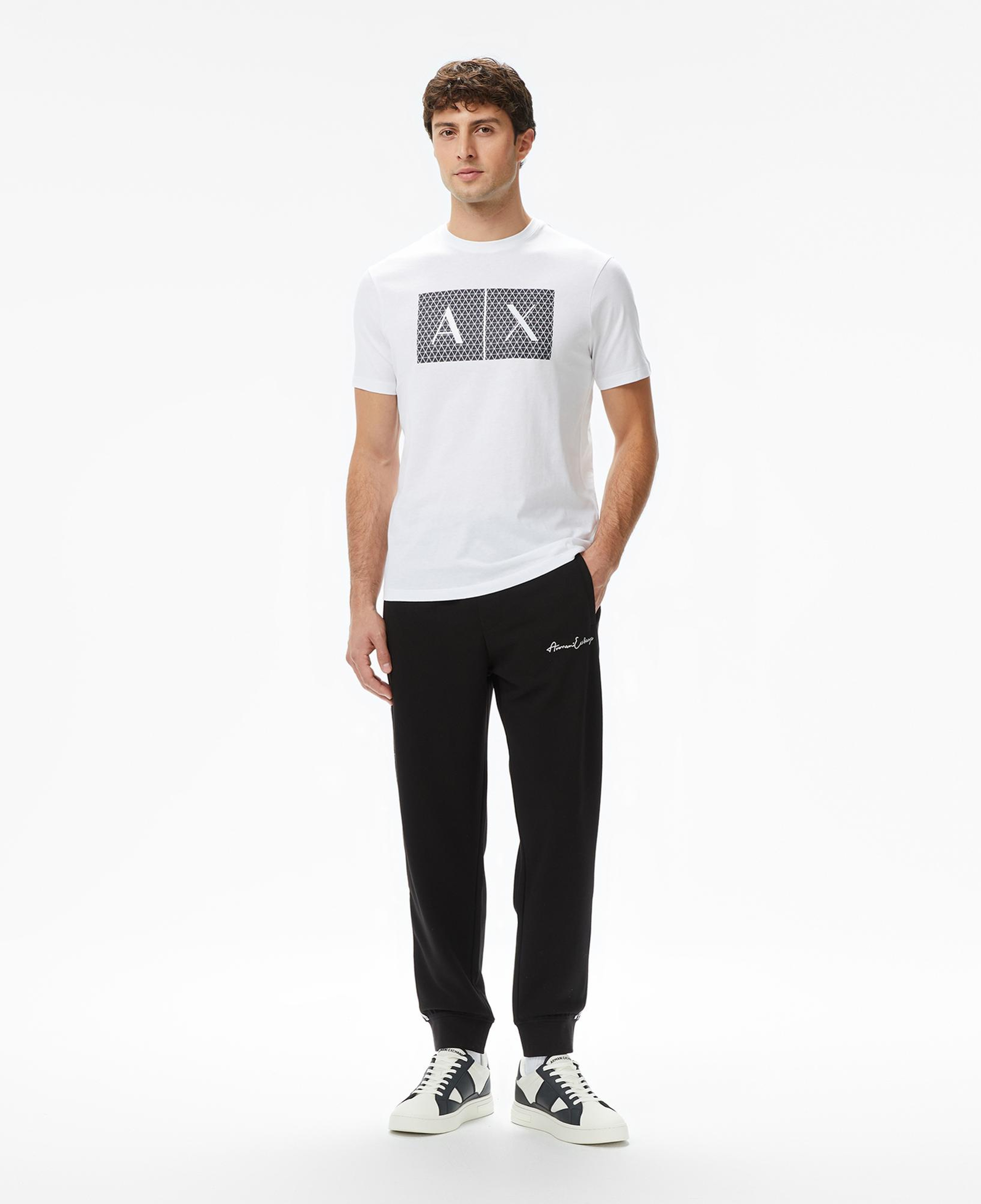 Armani Exchange Erkek Siyah Eşofman Altı