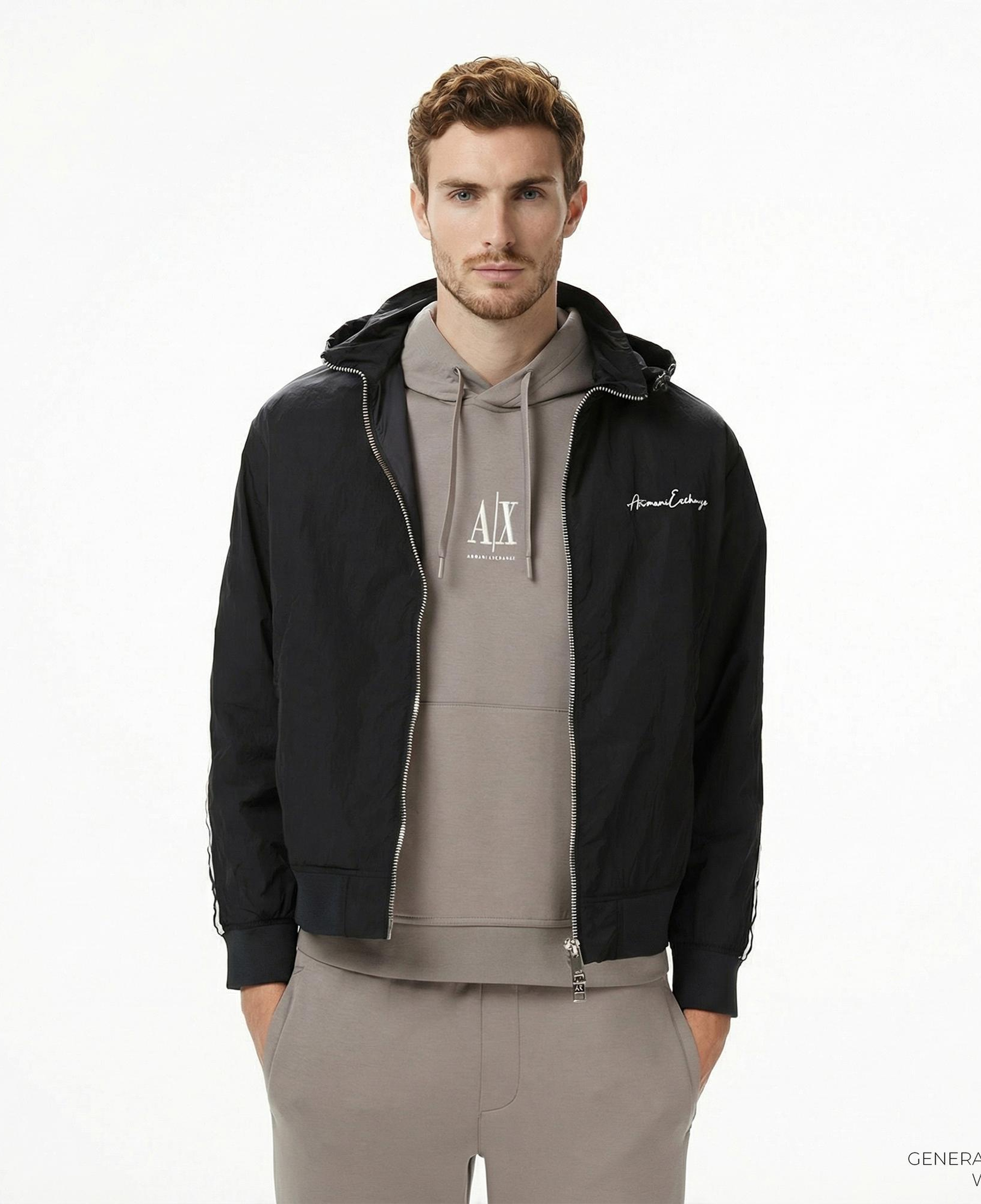 Armani Exchange Erkek Siyah Ceket