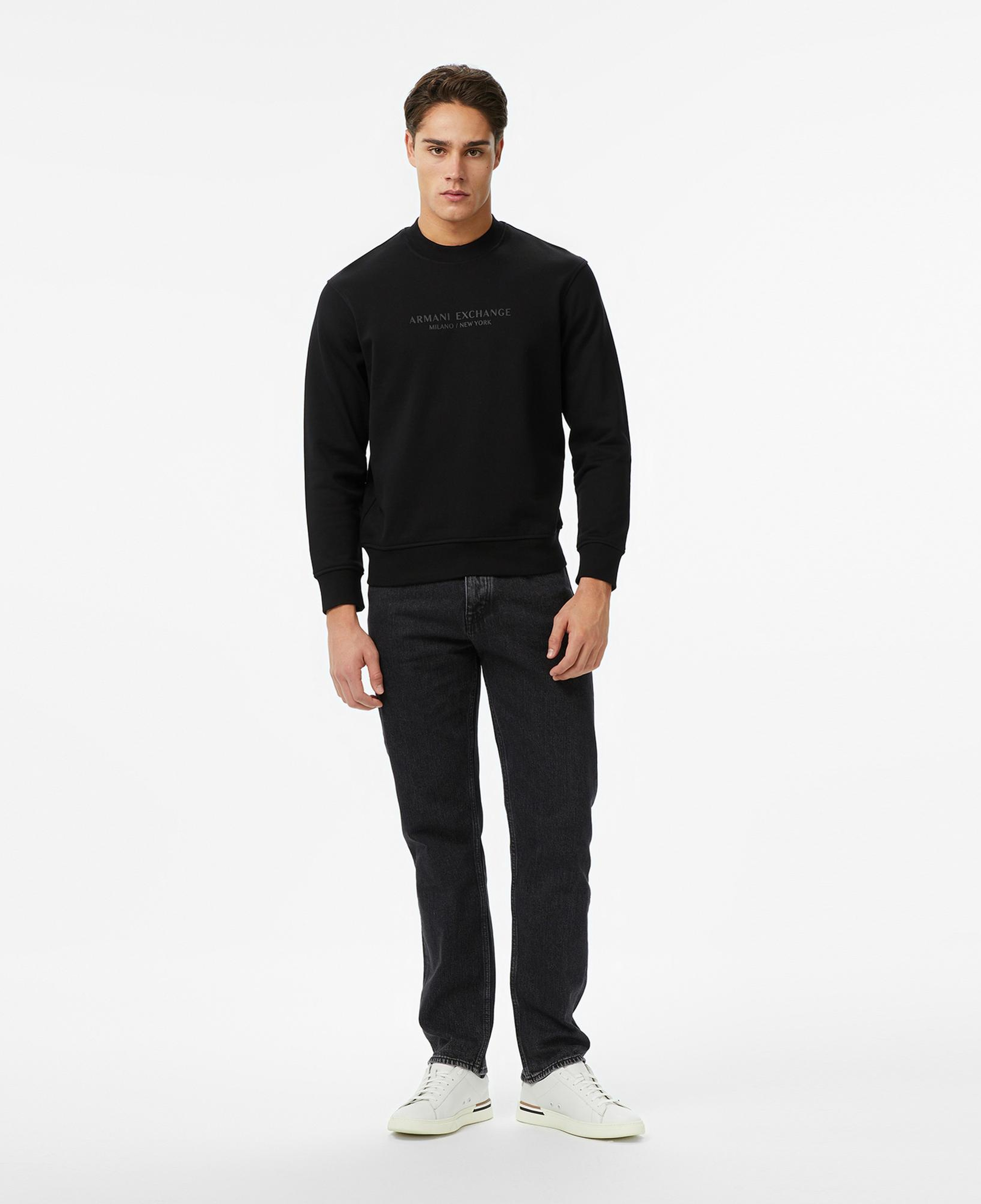 Armani Exchange Erkek Siyah Sweatshirt