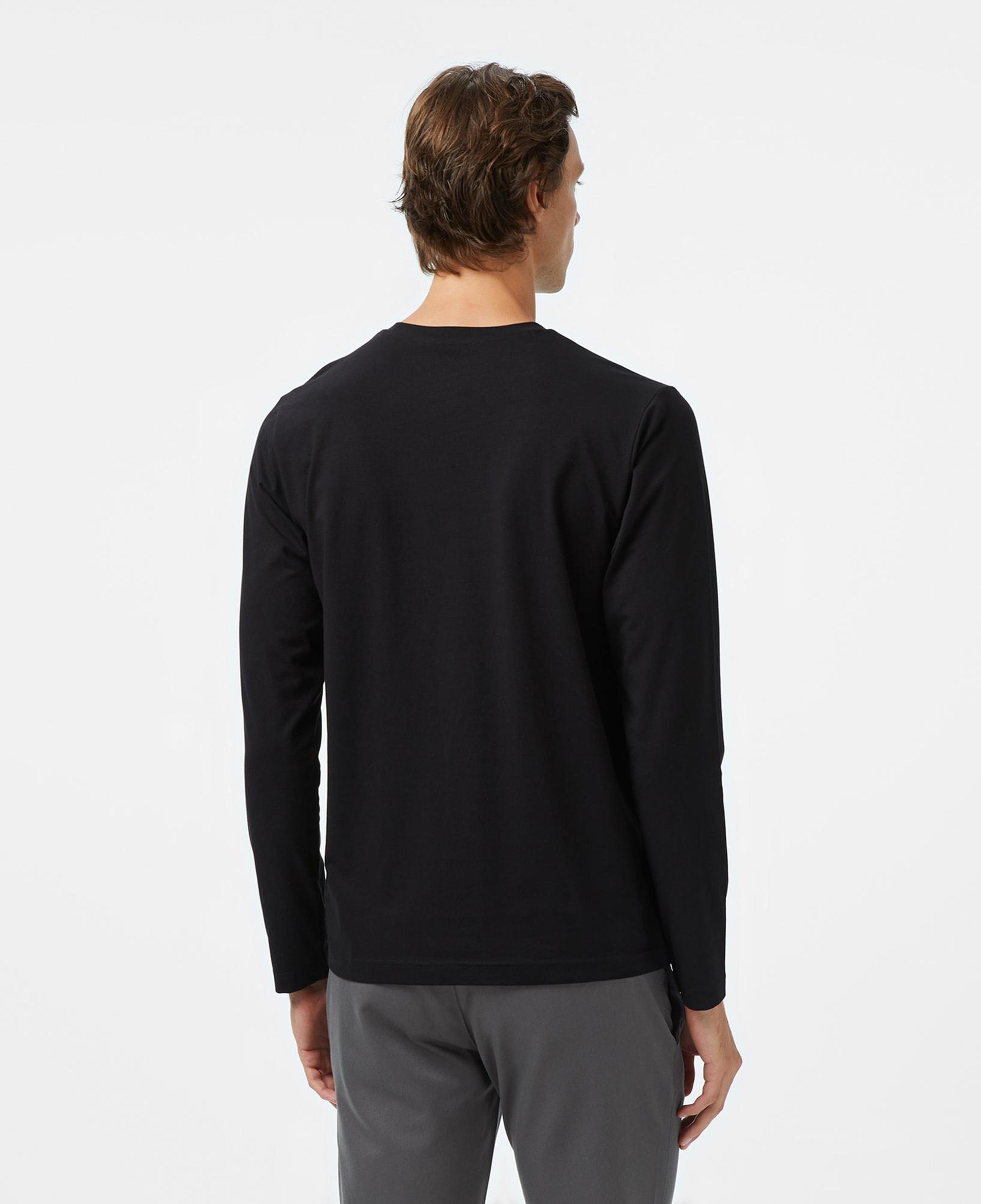 Nautica Erkek Siyah Classic Fit Uzun Kollu T-Shirt