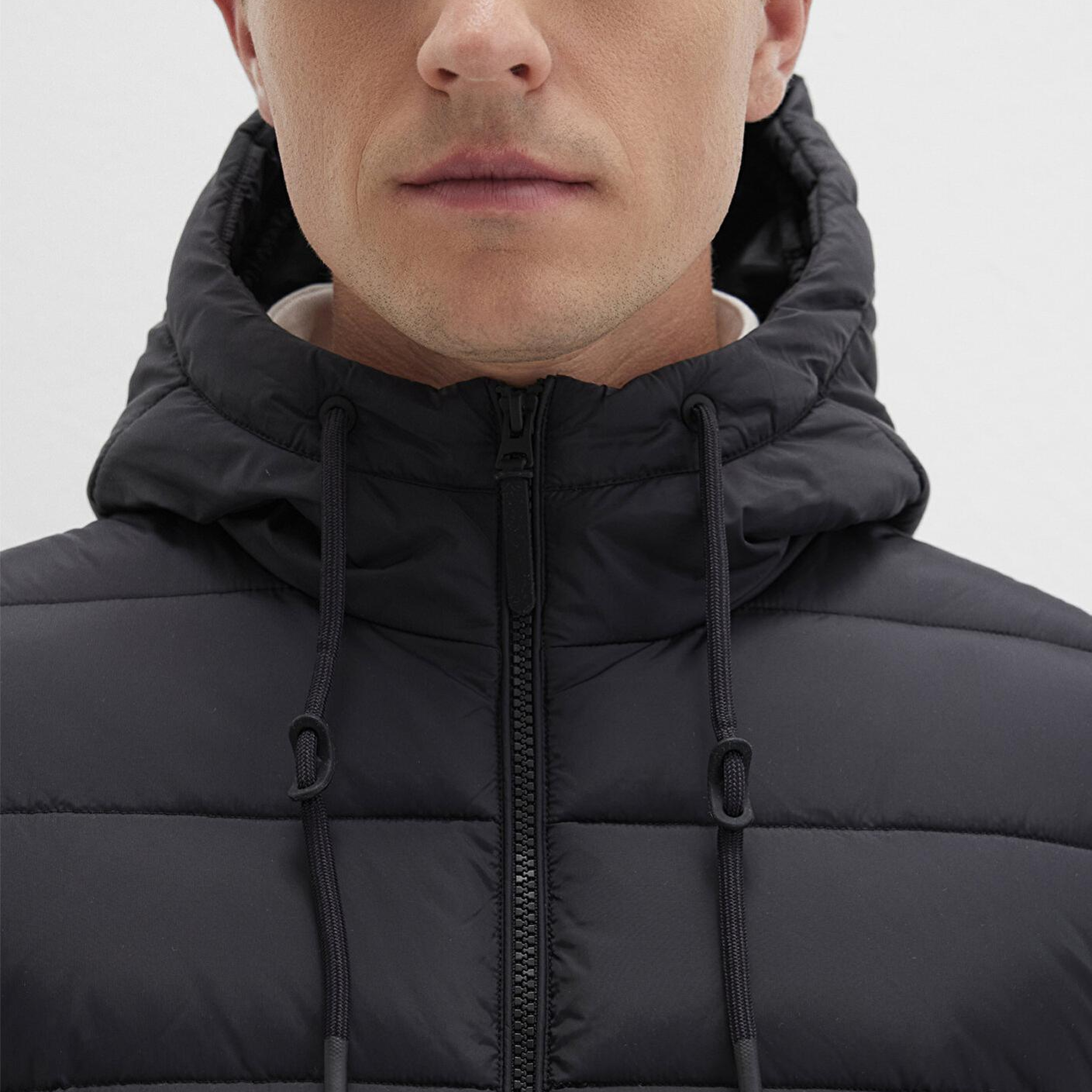 Mavi Kapüşonlu Siyah  Şişme Yelek Regular Fit / Normal Kesim 0110604-71379