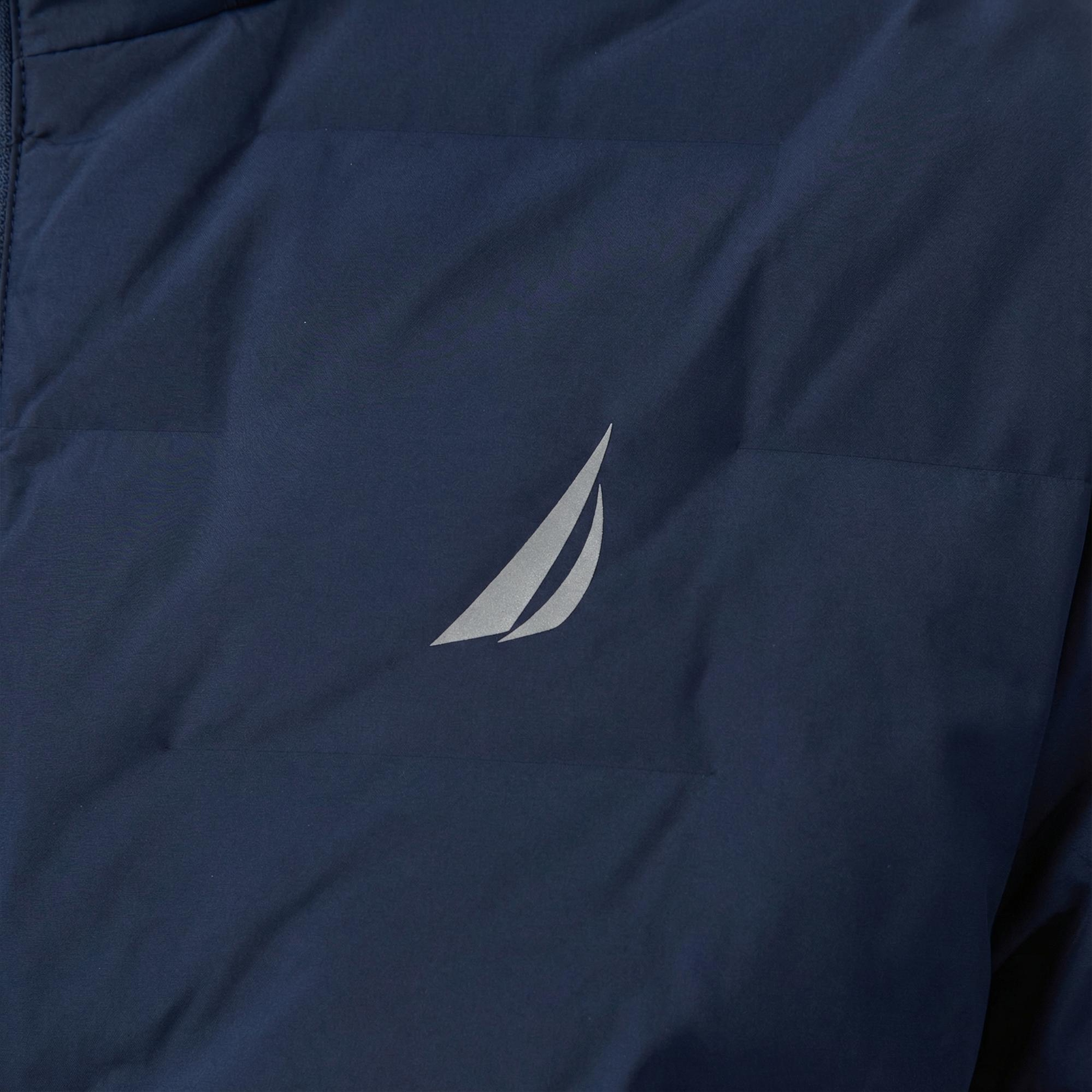 Nautica Erkek Lacivert Standart Fit Dik Yaka Mont