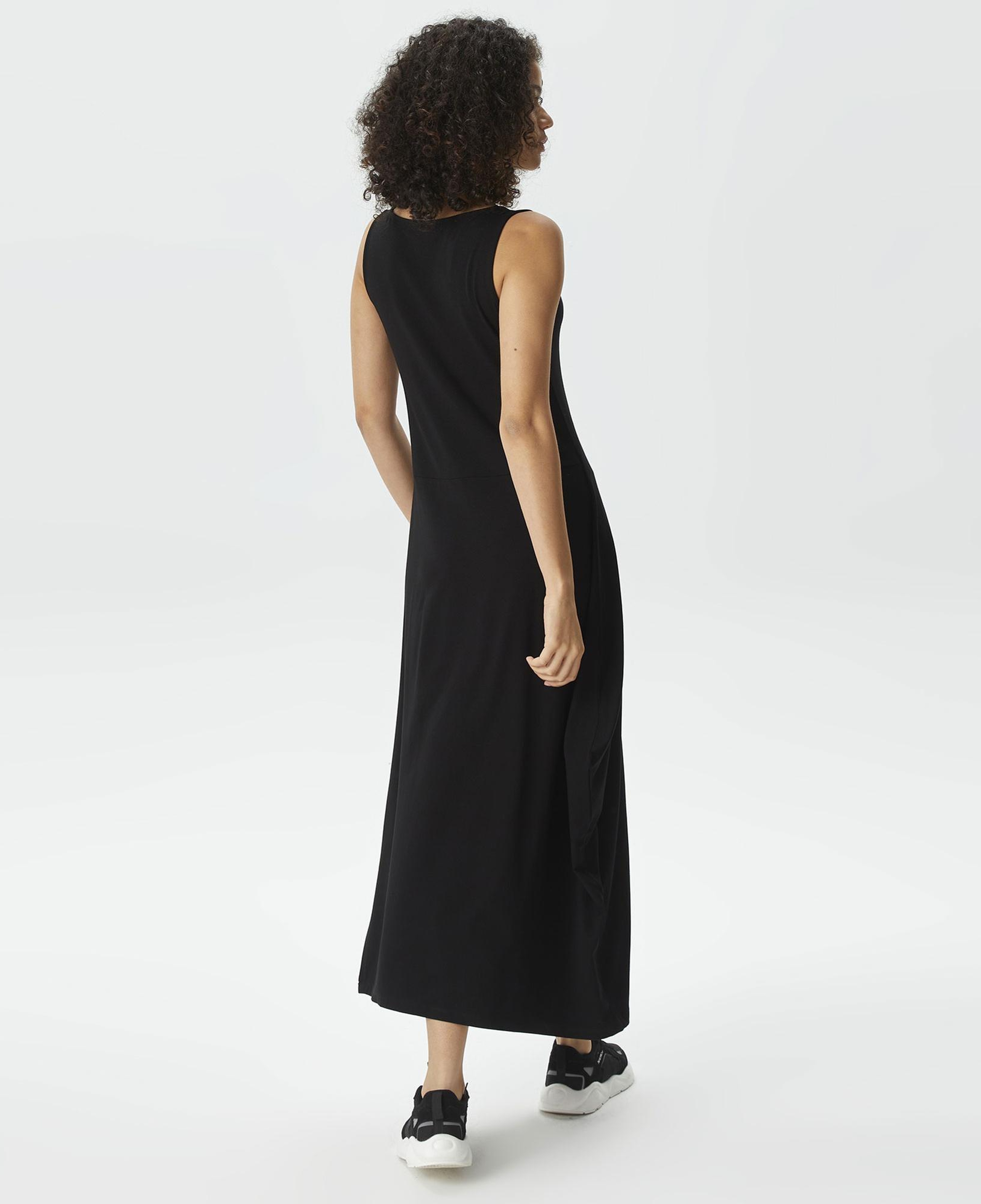 Nautica Kadın Siyah Relaxed Fit Askılı Elbise