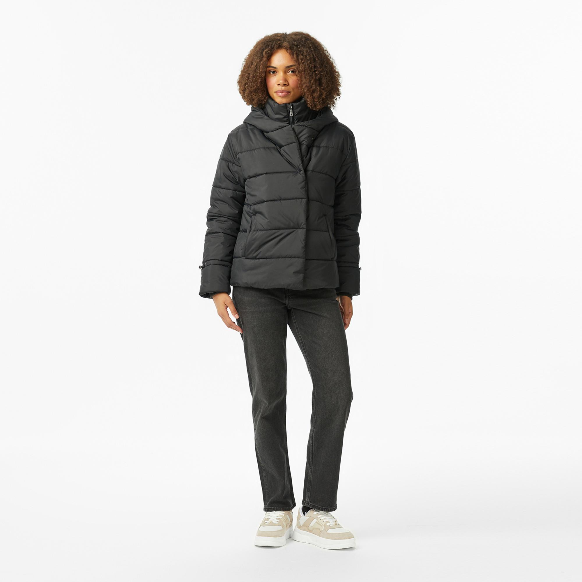 Nautica Kadın Siyah Regular Fit Mont