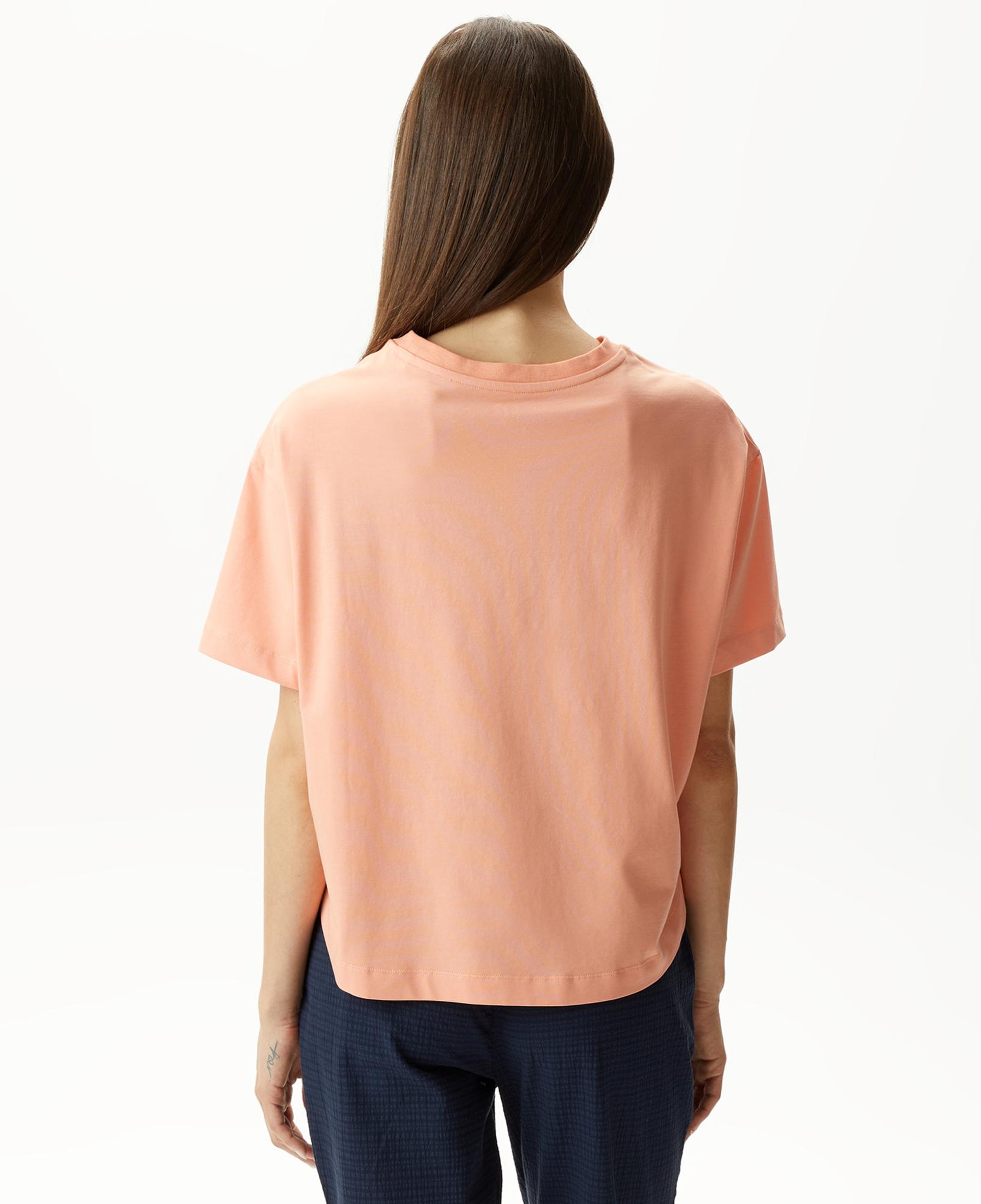 Nautica Kadın Turuncu Relaxed Fit T-Shirt