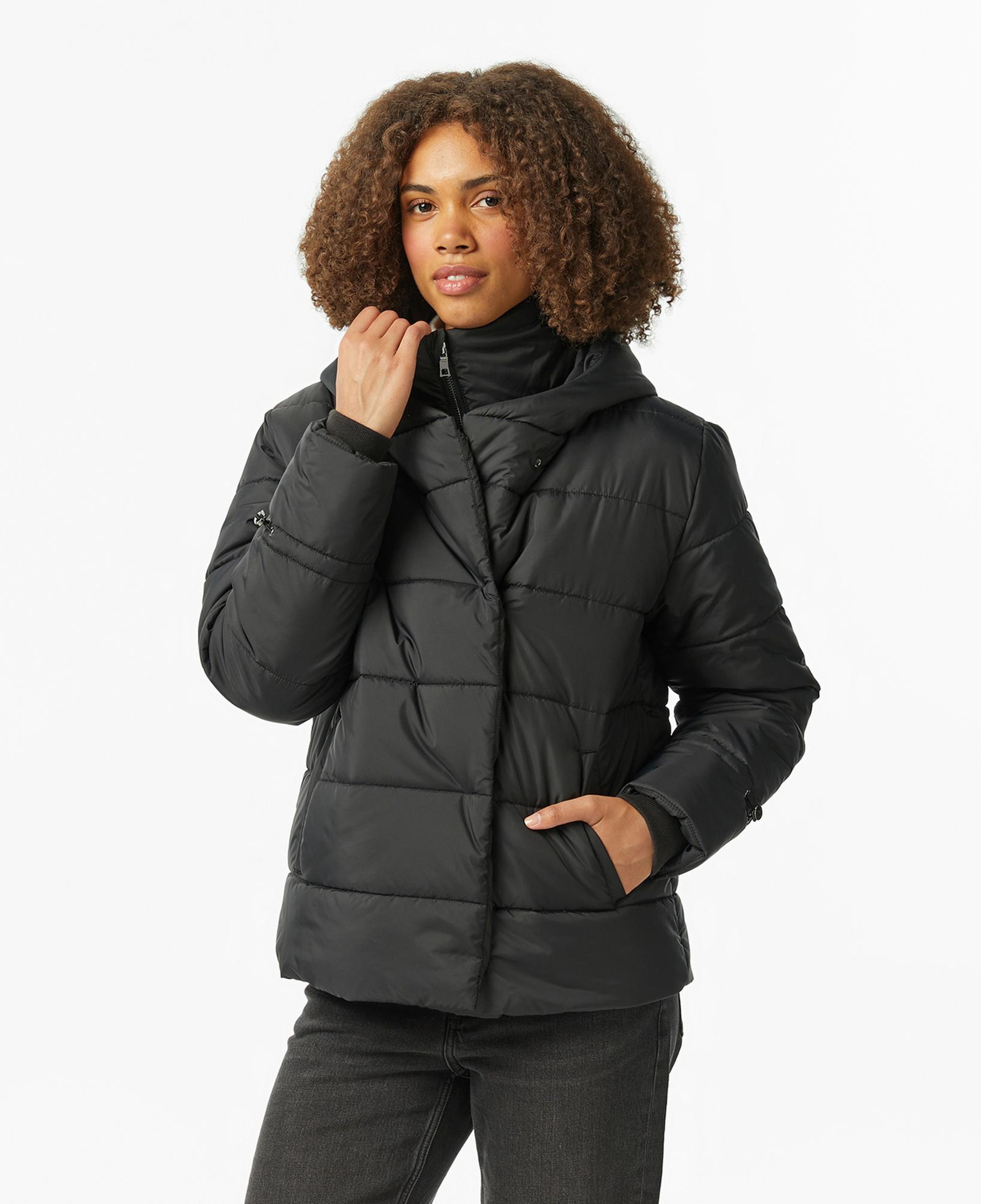 Nautica Kadın Siyah Regular Fit Mont