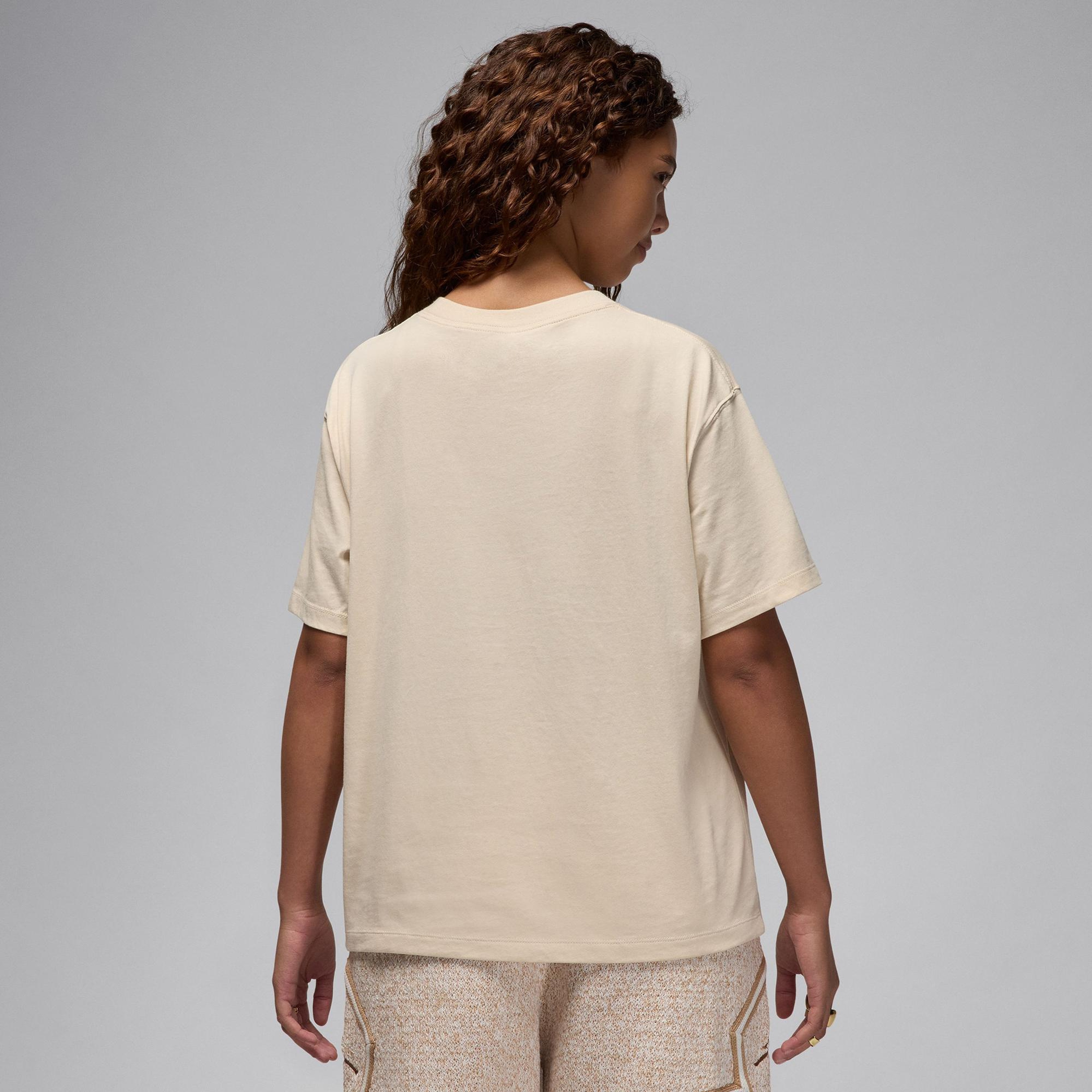 Jordan Essentials Kadın Açık Bej T-Shirt