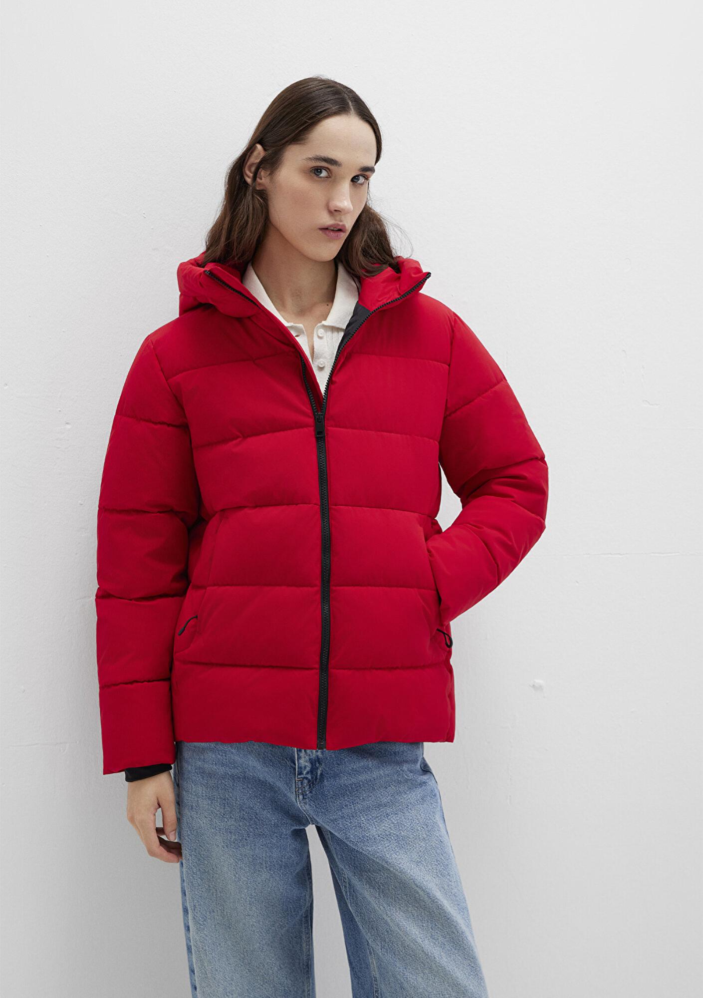 Mavi Su İtici Kırmızı Şişme Mont 1110704-90367