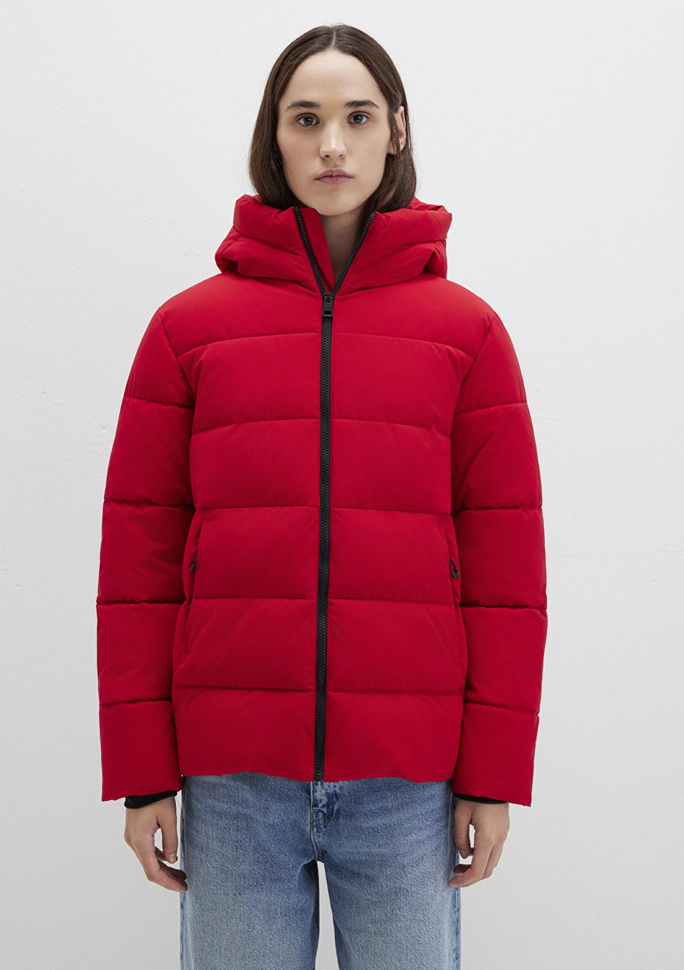 Mavi Su İtici Kırmızı Şişme Mont 1110704-90367