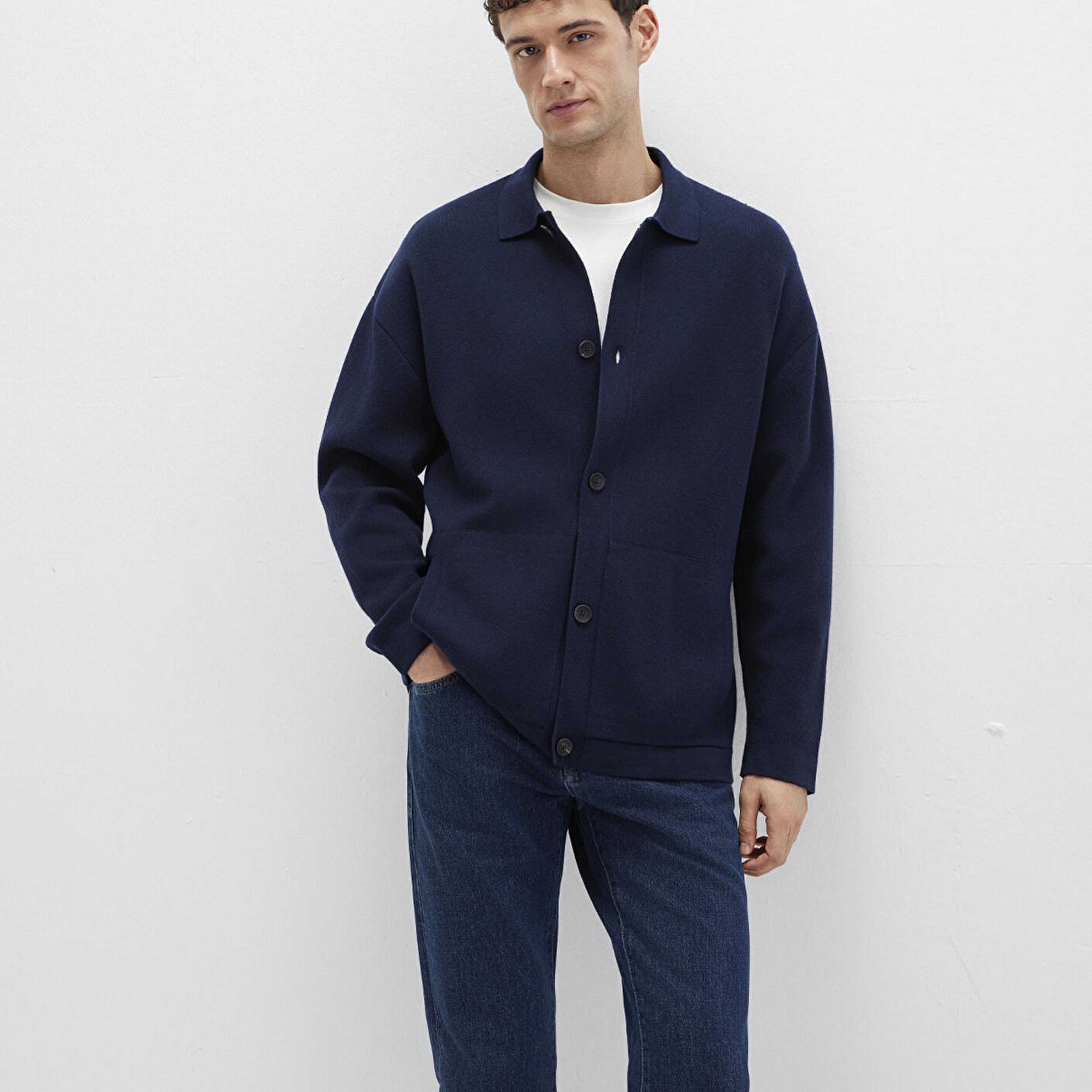 Mavi Mavi Black Lacivert Hırka Regular Fit / Normal Kesim 0710298-70490