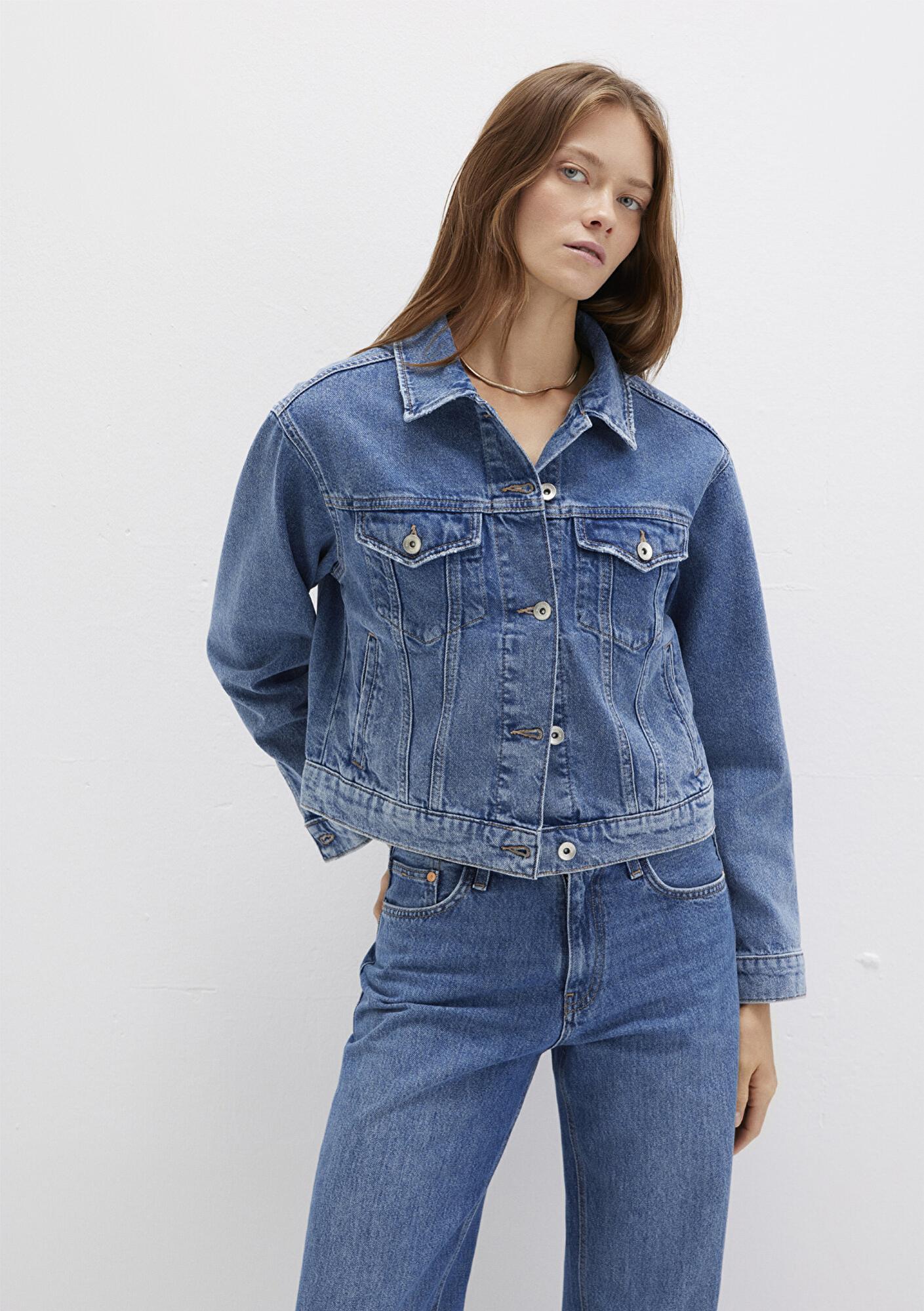 Mavi Megi Mavi Premium Indigo Mavisi Jean Ceket 1110389-89162