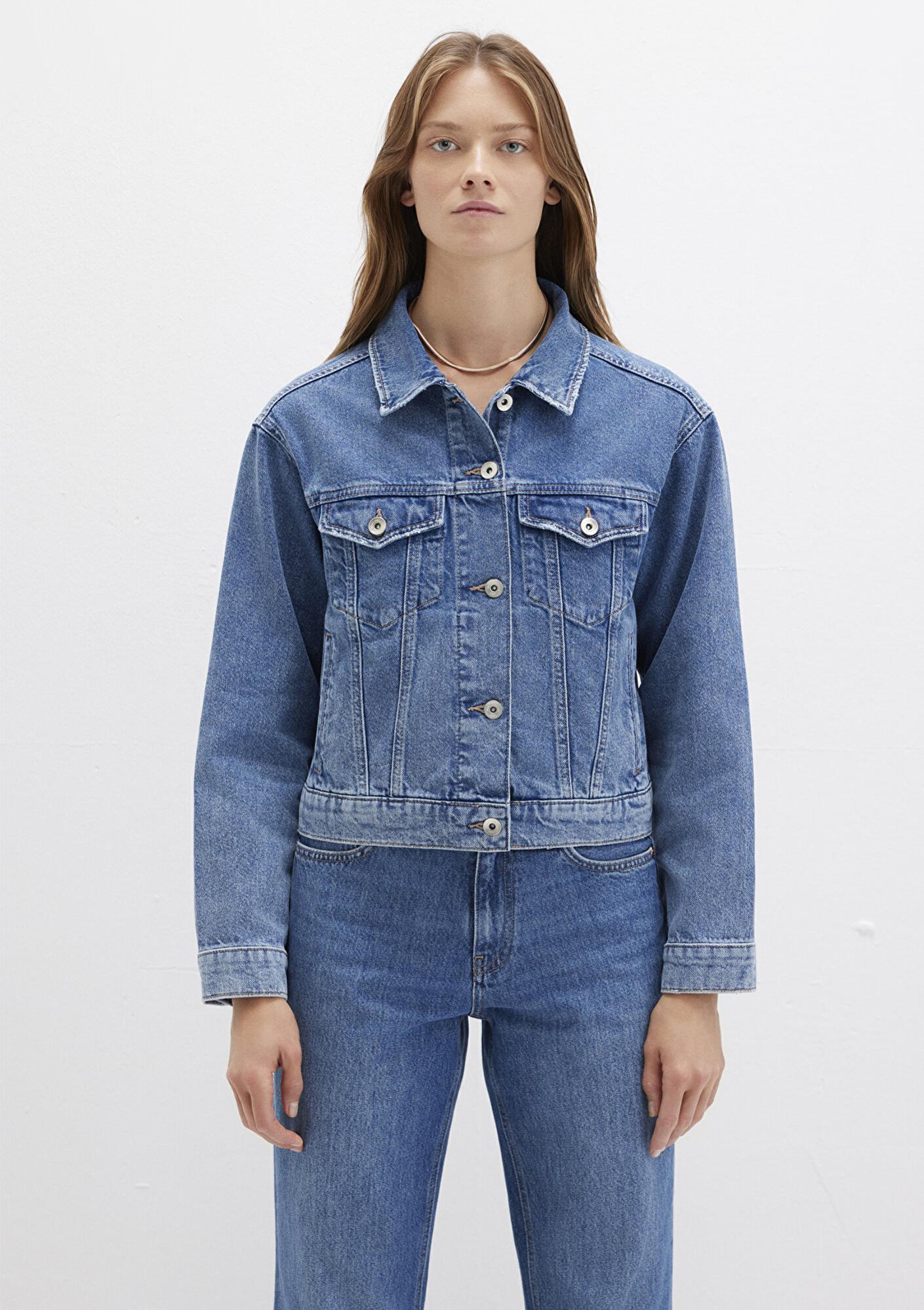 Mavi Megi Mavi Premium Indigo Mavisi Jean Ceket 1110389-89162