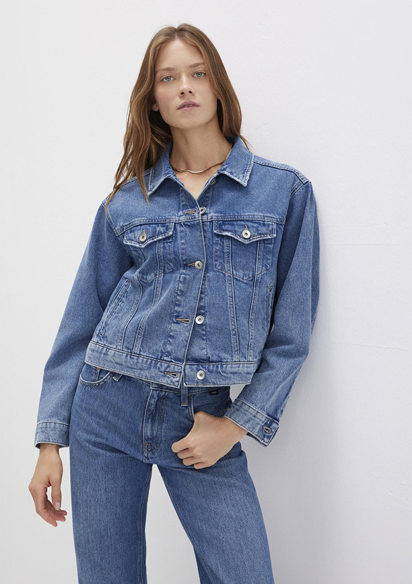 Mavi Megi Mavi Premium Indigo Mavisi Jean Ceket 1110389-89162