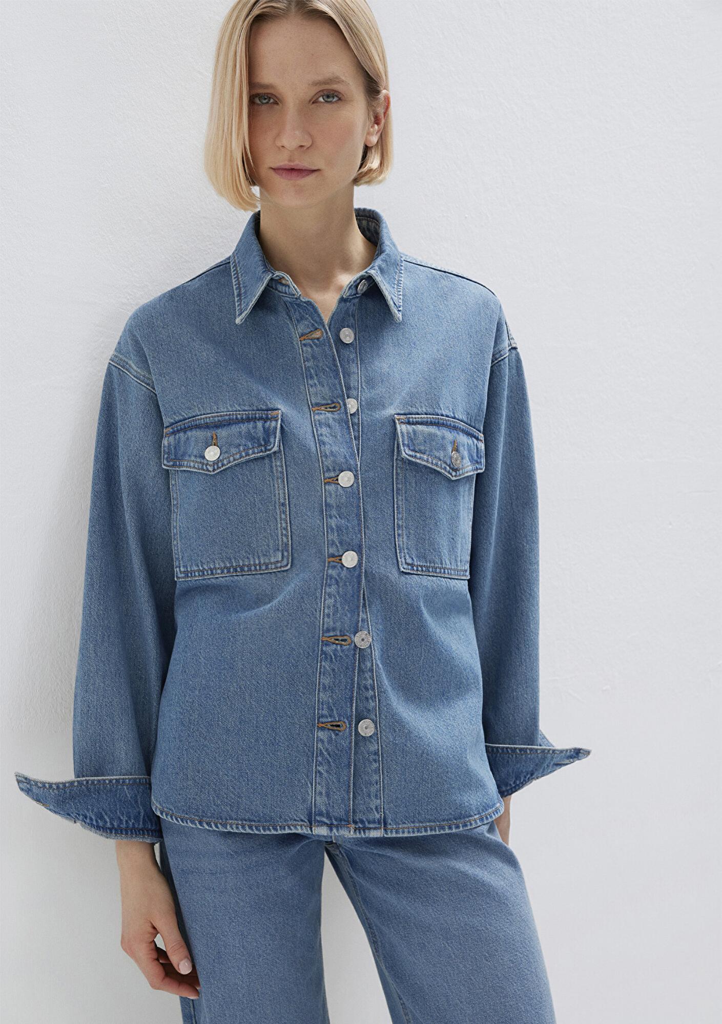 Mavi Bekka Classic Denim Indigo Mavisi Jean Gömlek Boyfriend 1211000-89250