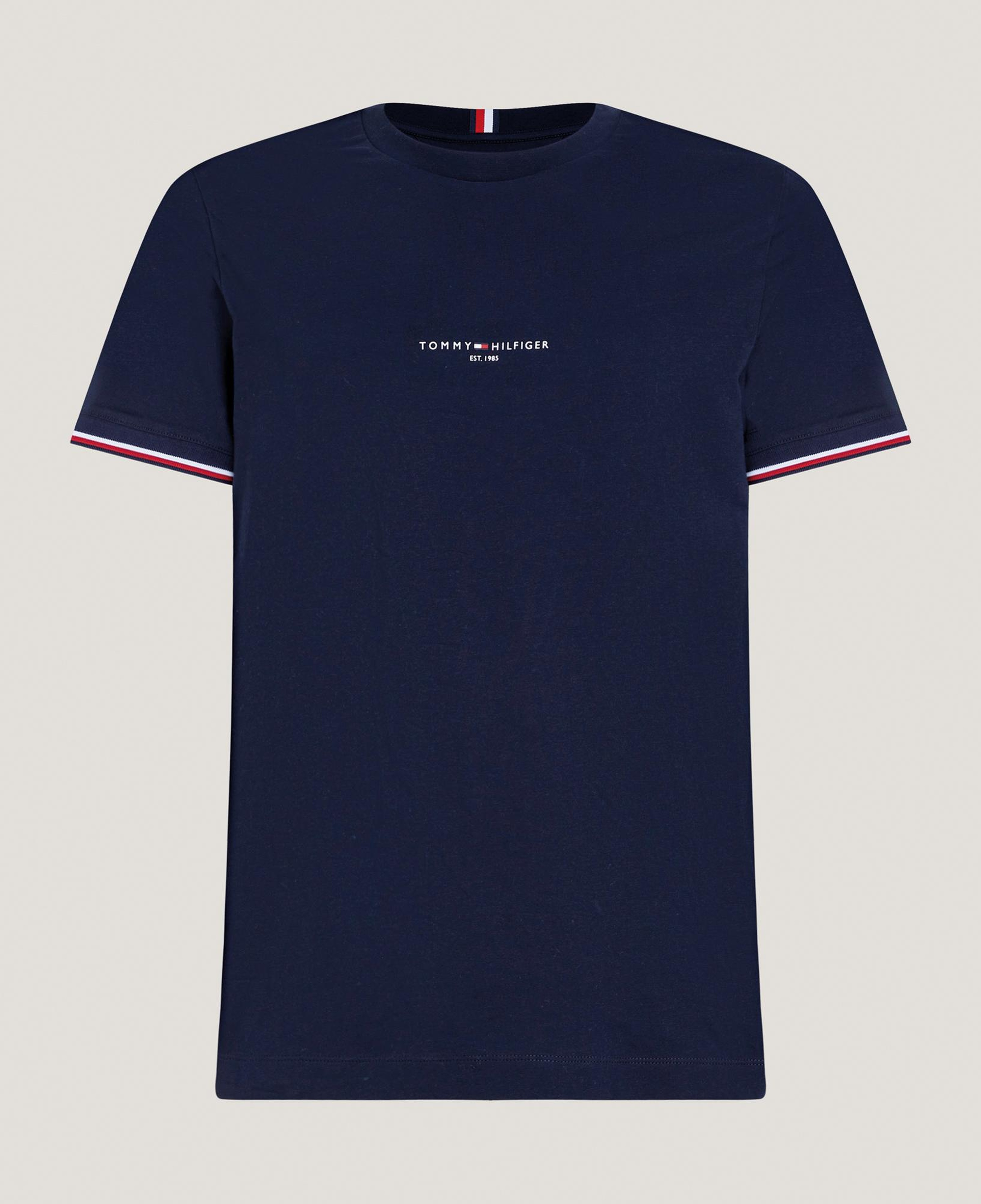 Tommy Hilfiger Logo Tipped Erkek Lacivert T-Shirt