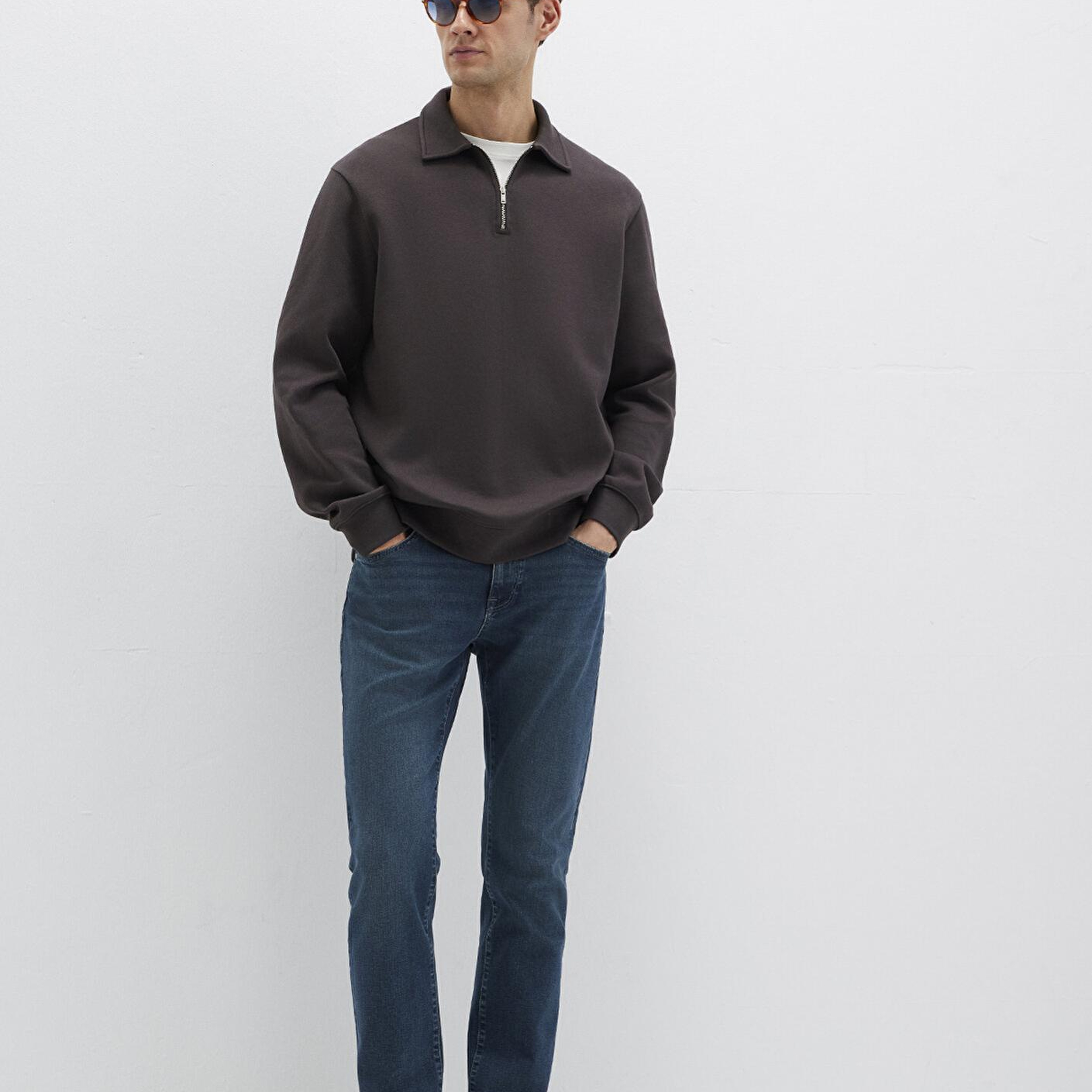 Mavi Marcus Lux Black Puslu Koyu Mavi Jean Pantolon 0035189351