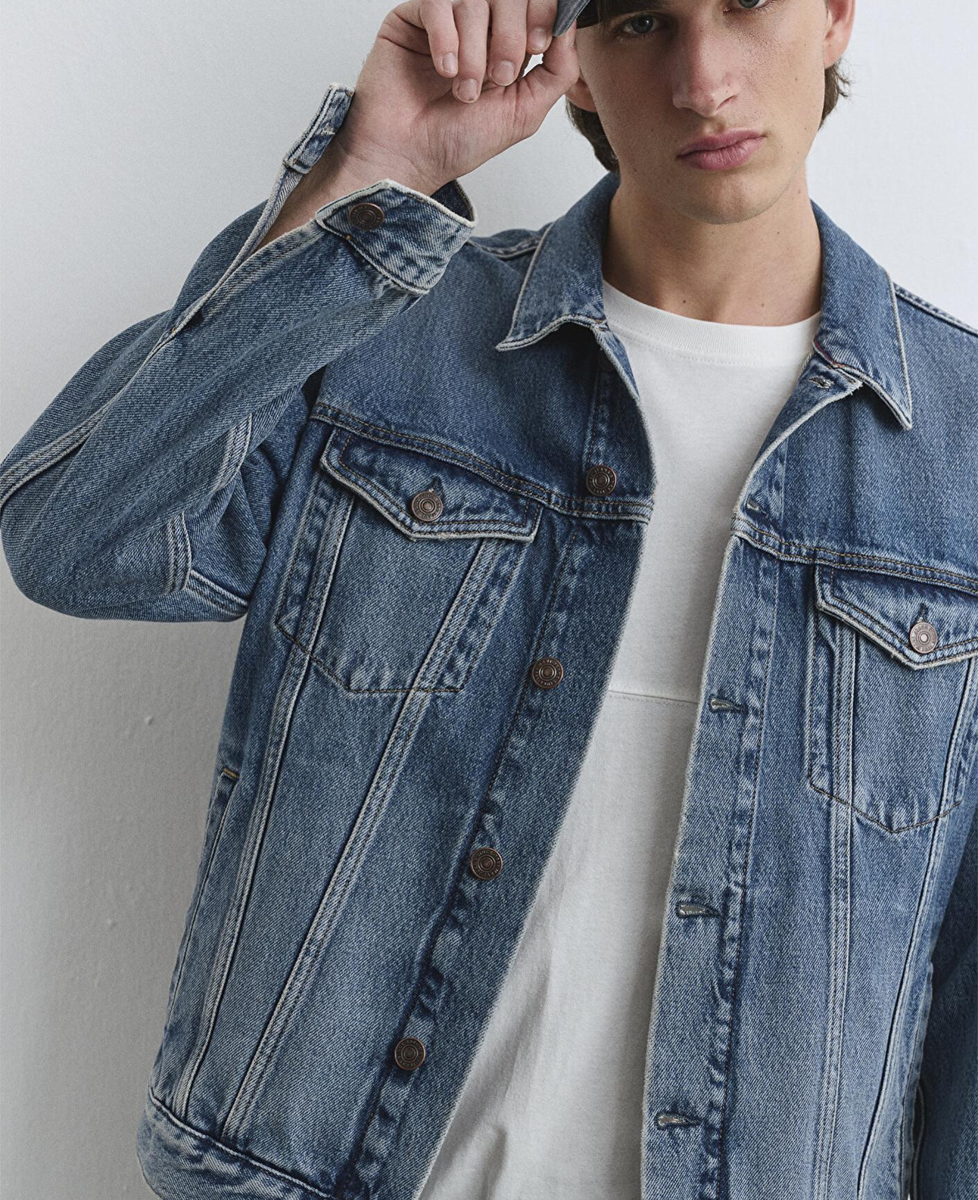 Mavi Ray Classic Denim Vintage İndigo Mavisi Jean Ceket 0110273-89412