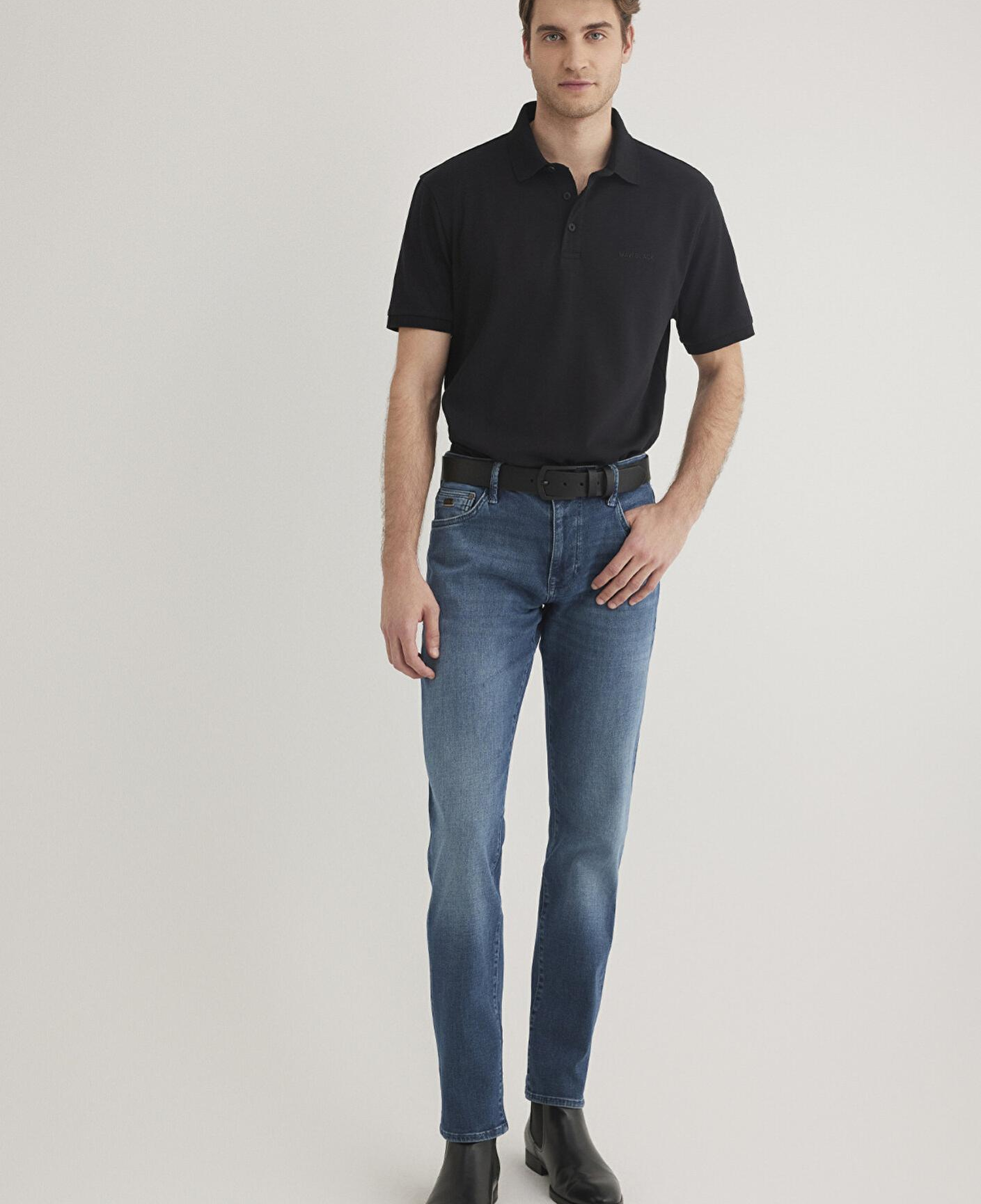 Mavi Mavi Black Siyah Polo Tişört Regular Fit / Normal Kesim 0612520-900