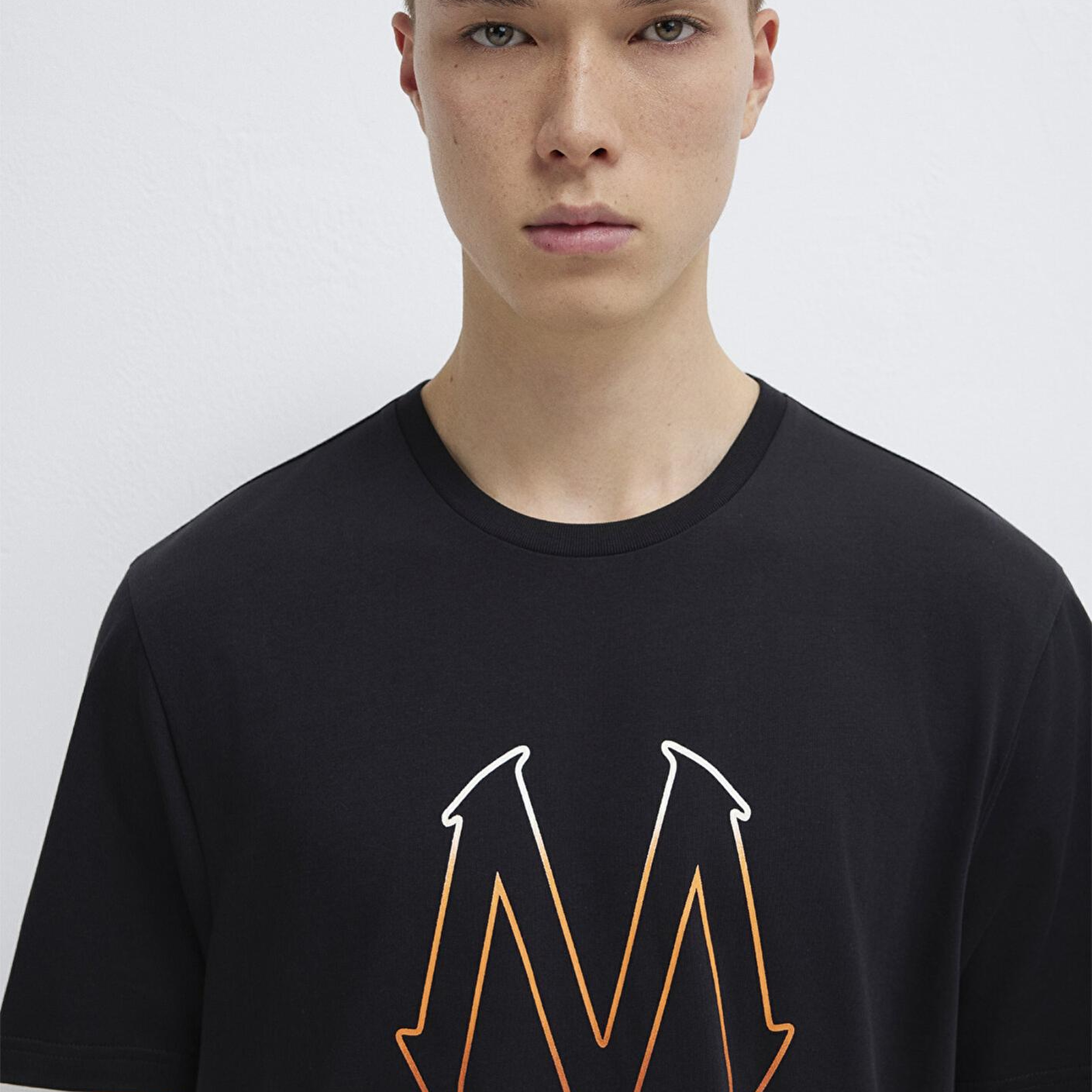 Mavi Mavi Logo Baskılı Siyah Tişört Regular Fit / Normal Kesim 0610635-900