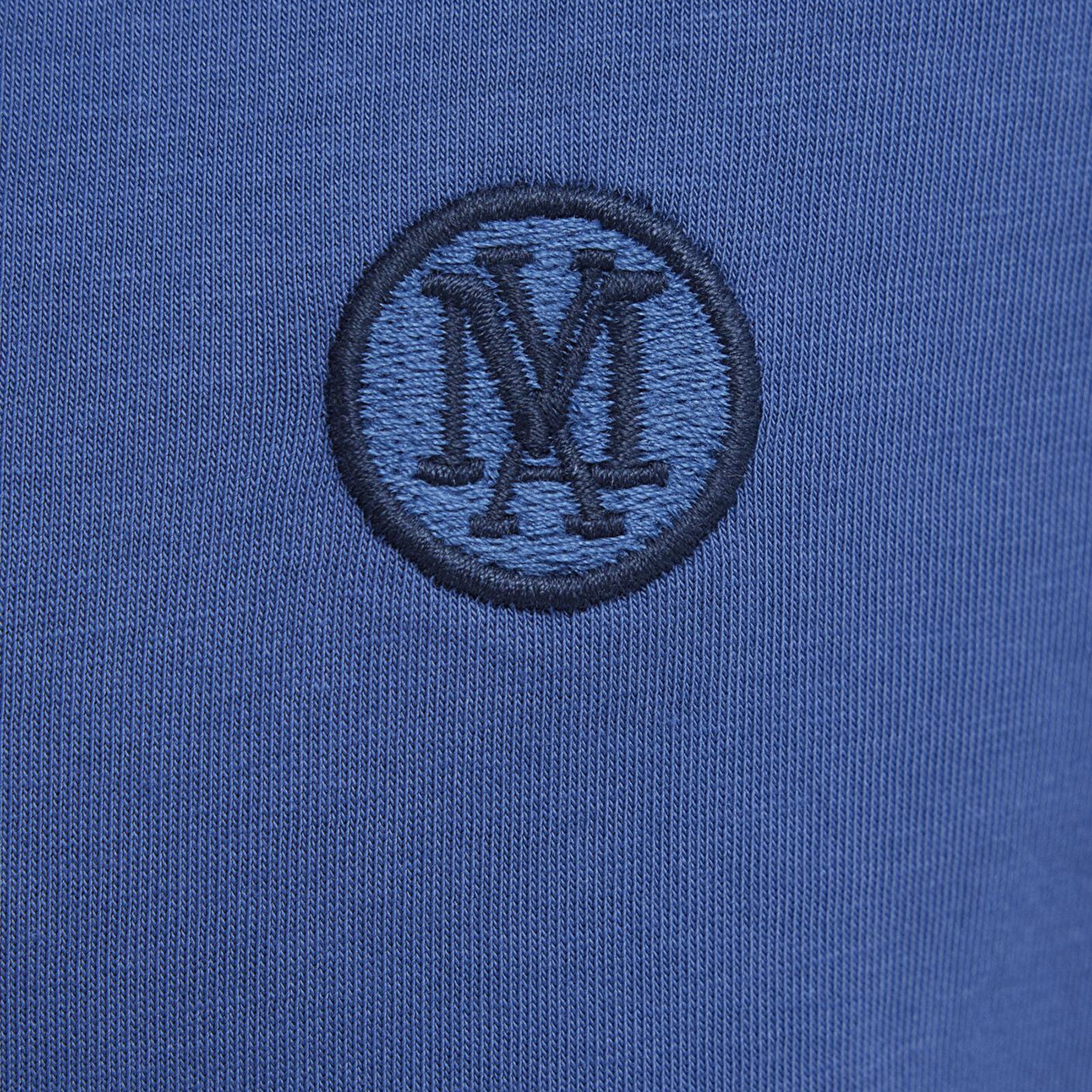 Mavi Mavi Logo İşlemeli Mavi Basic Tişört Loose Fit / Bol Rahat Kesim 067074-70719