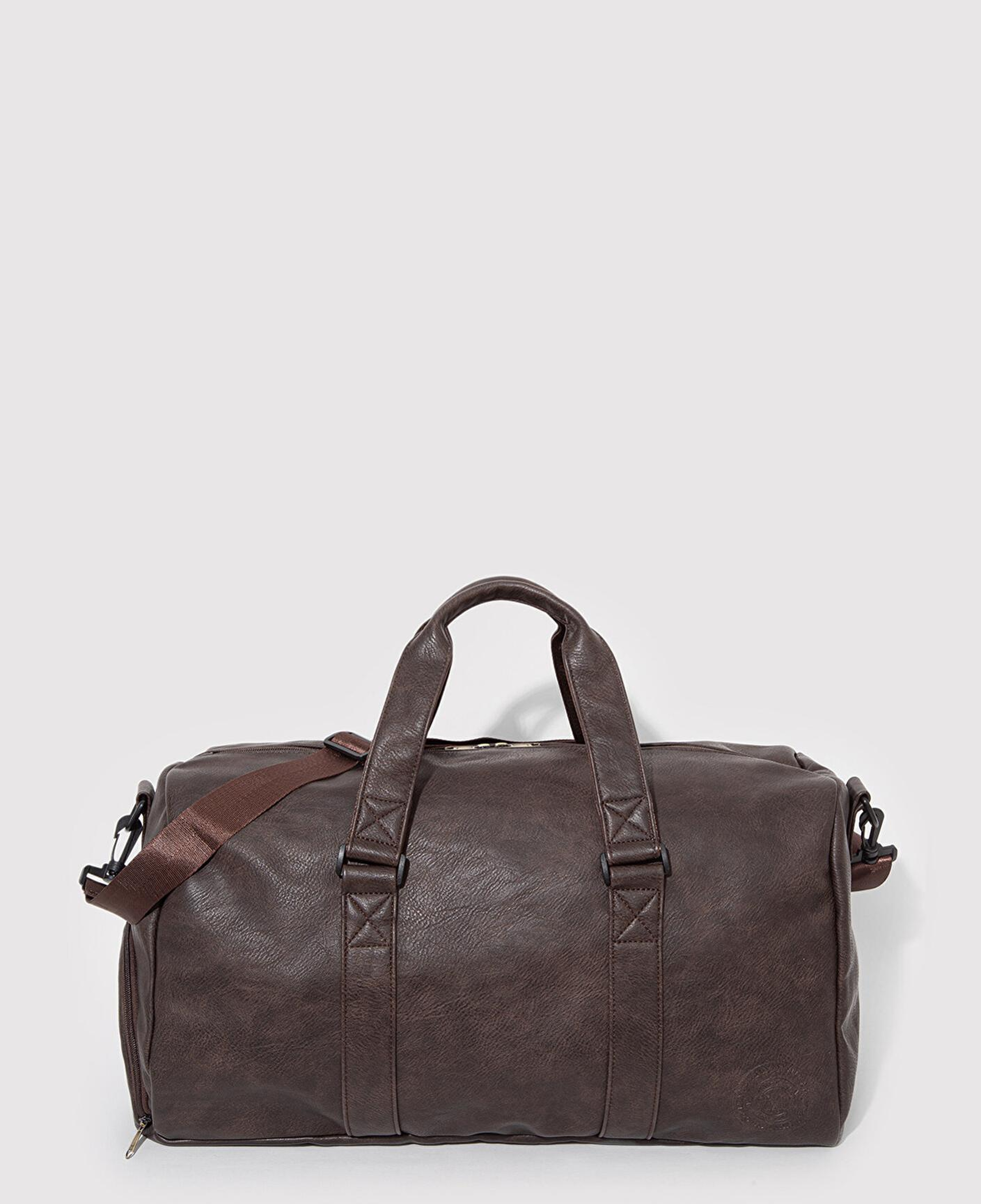 Mavi Kahverengi Suni Deri Spor Çantası 0911571-70246