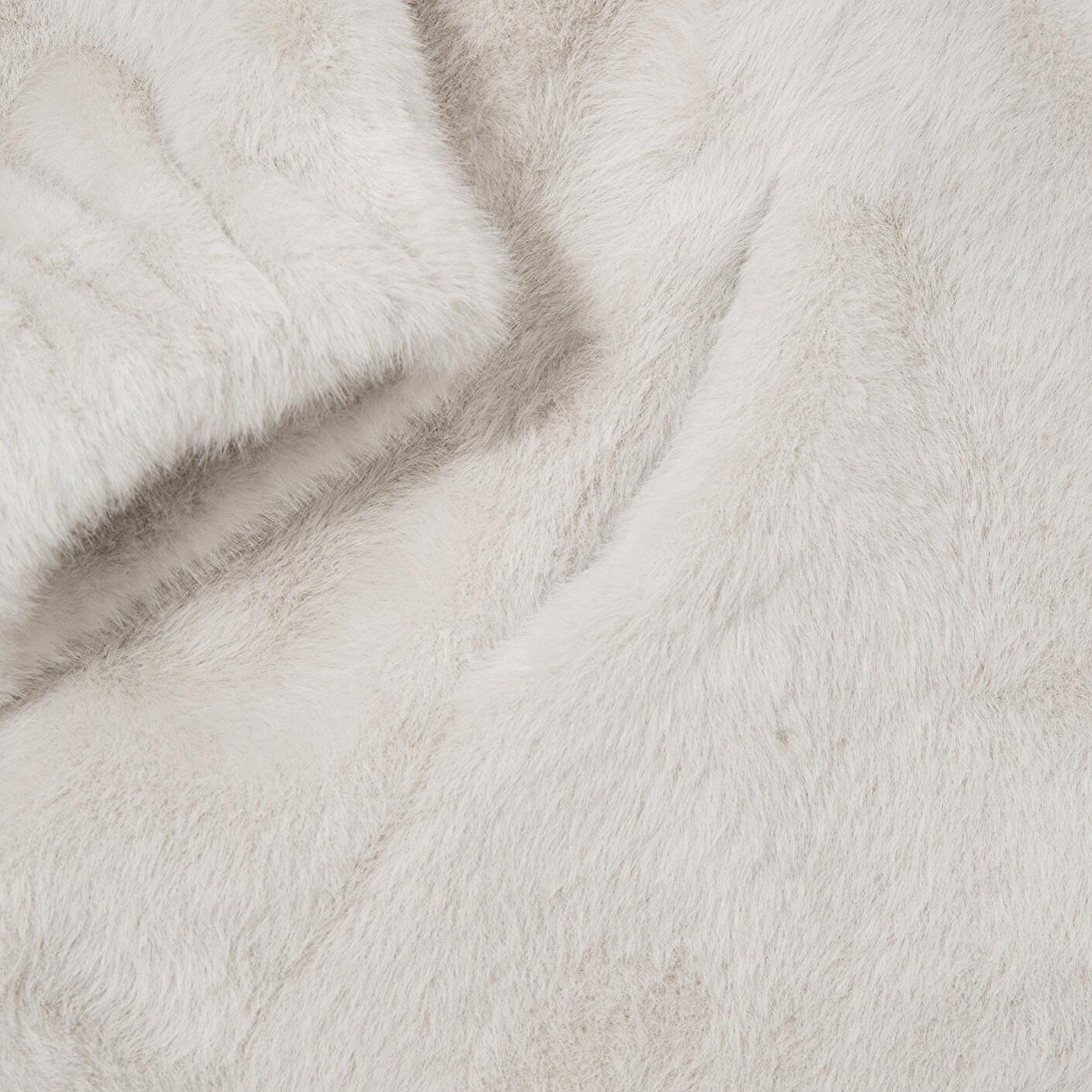 Mavi Açık Gri Peluş Ceket Oversize / Geniş Kesim 1110597-70037