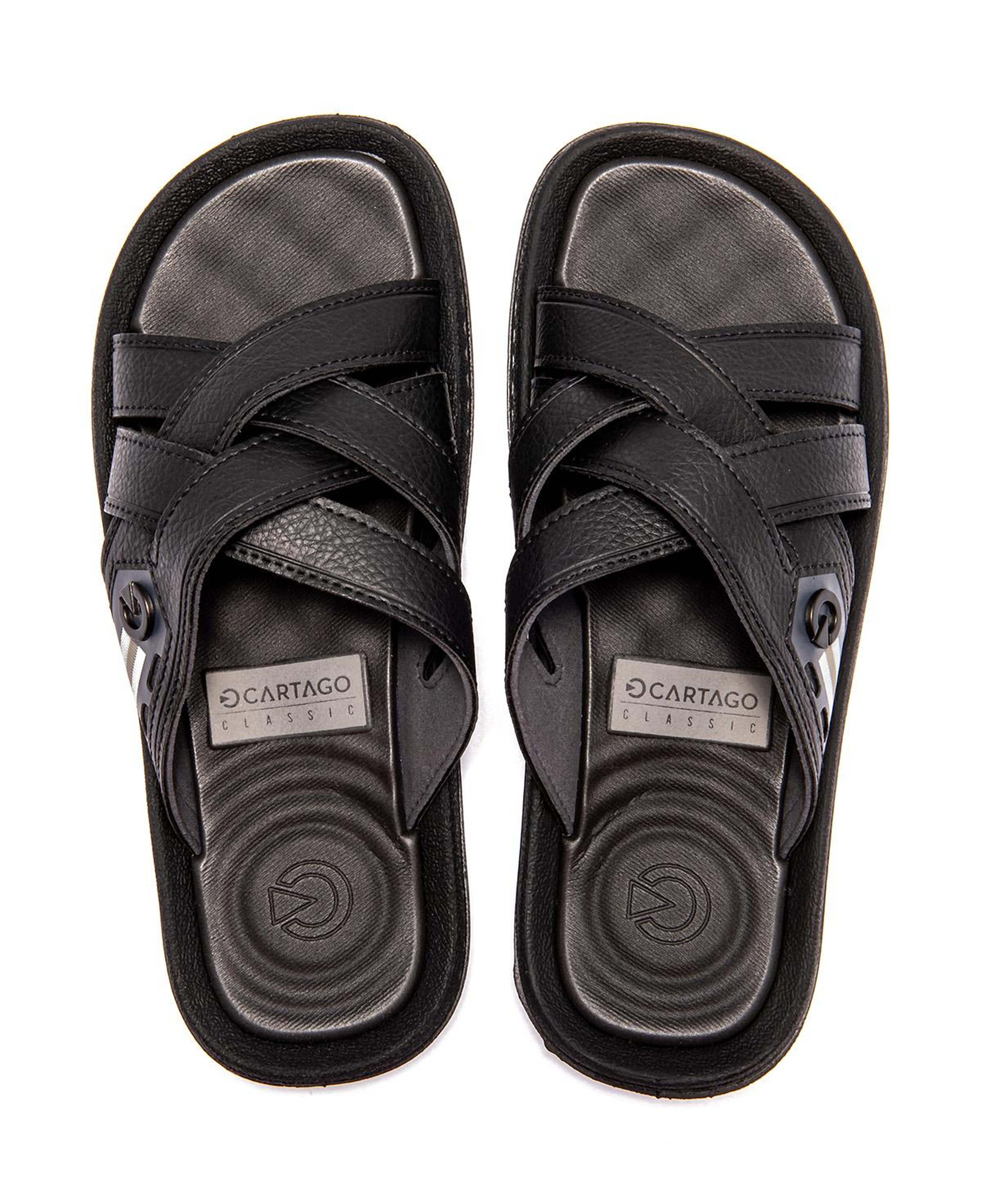 Essencial Slide Erkek Terlik Siyah 39/46