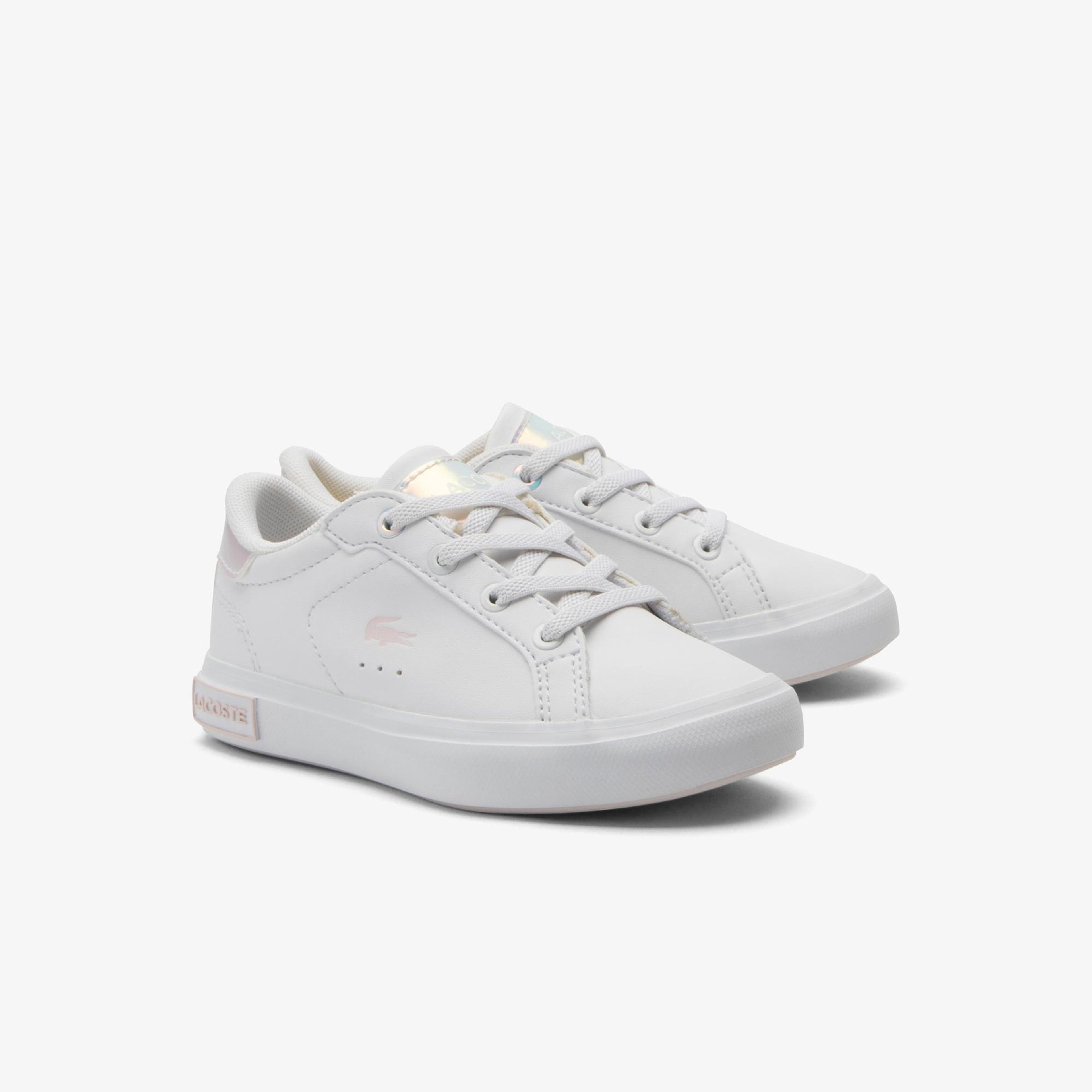 Lacoste Powercourt Çocuk Beyaz Sneaker