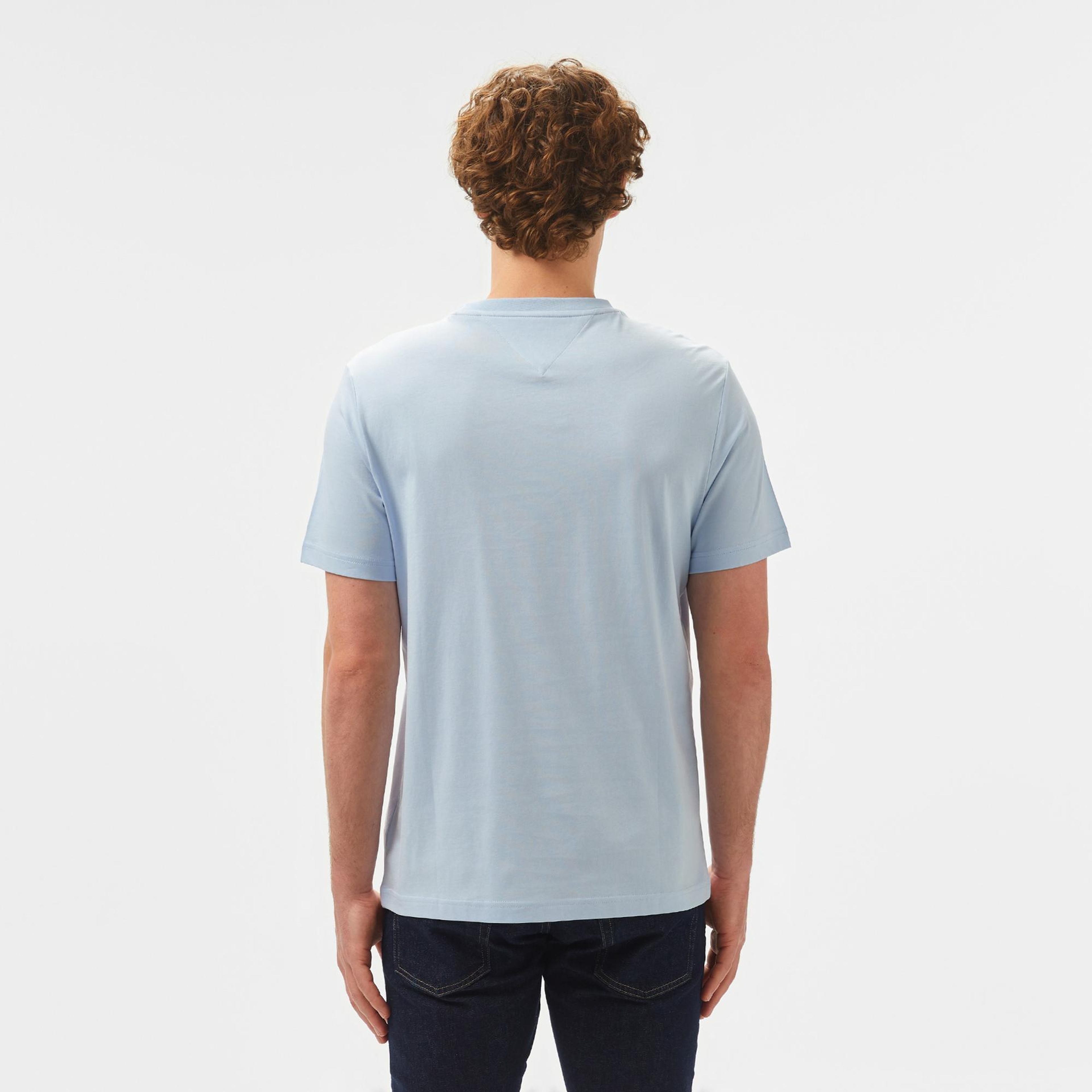 Tommy Hilfiger Monotype All American Erkek Mavi T-Shirt