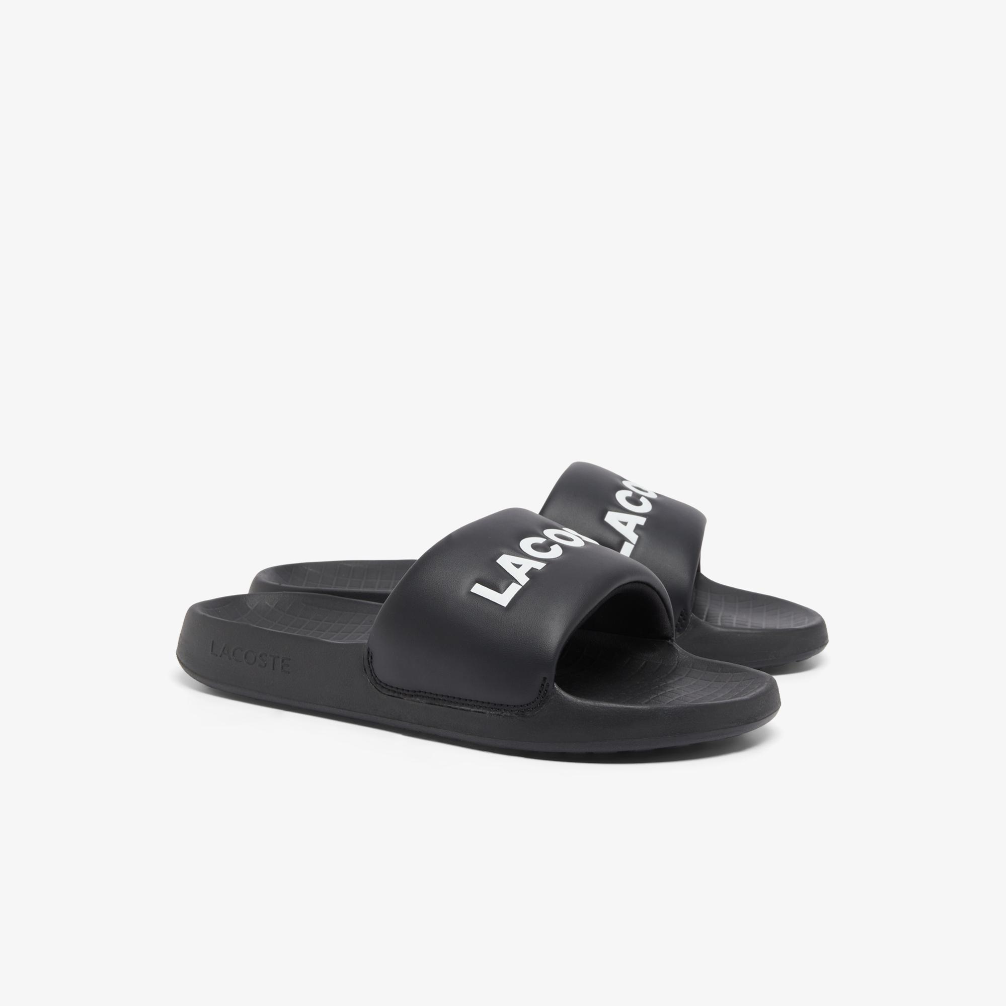 Lacoste Siyah Lacoste Serve Slide 1.0 Erkek Terlik