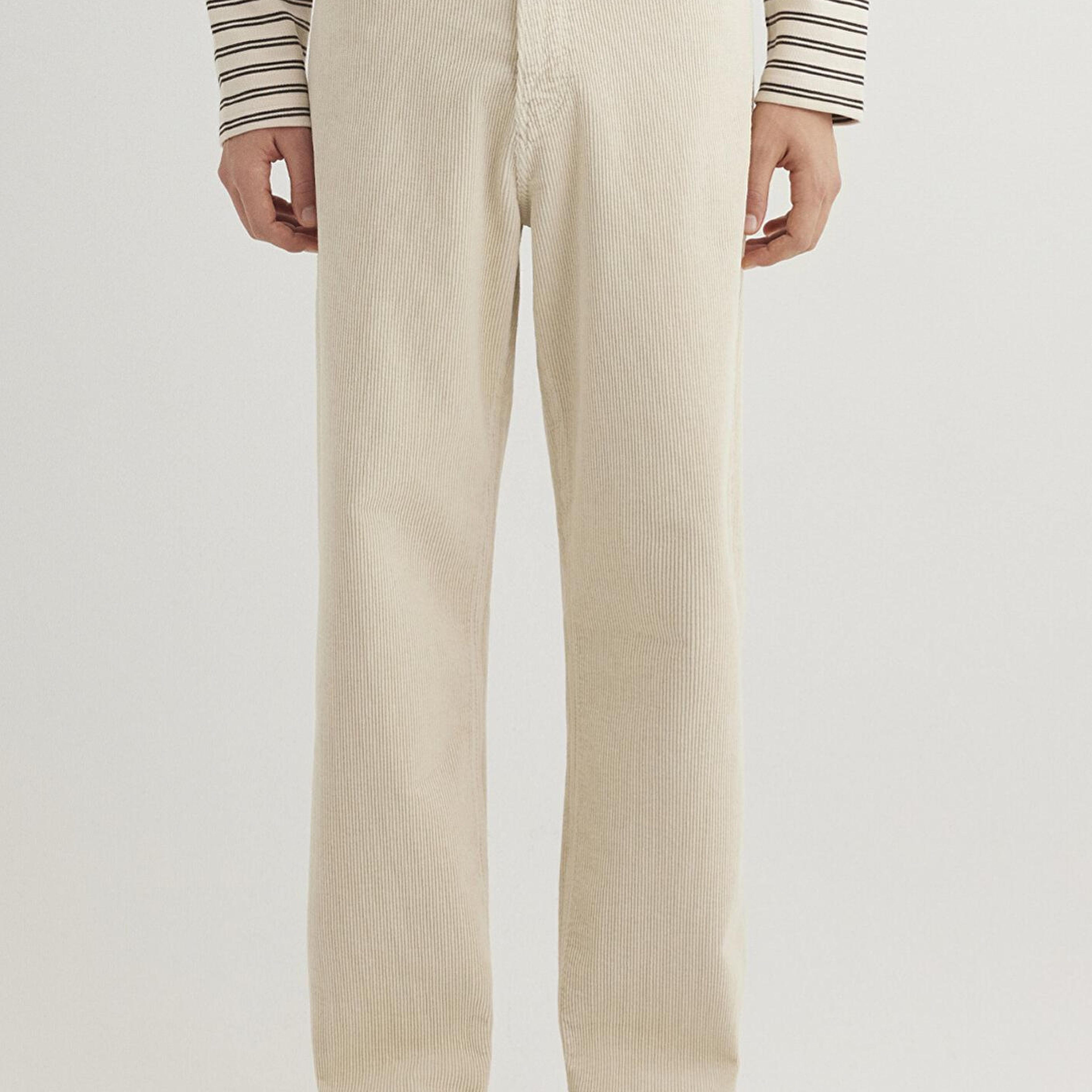 Mavi Atlanta Street Ekru Kadife Pantolon 0010305-89111