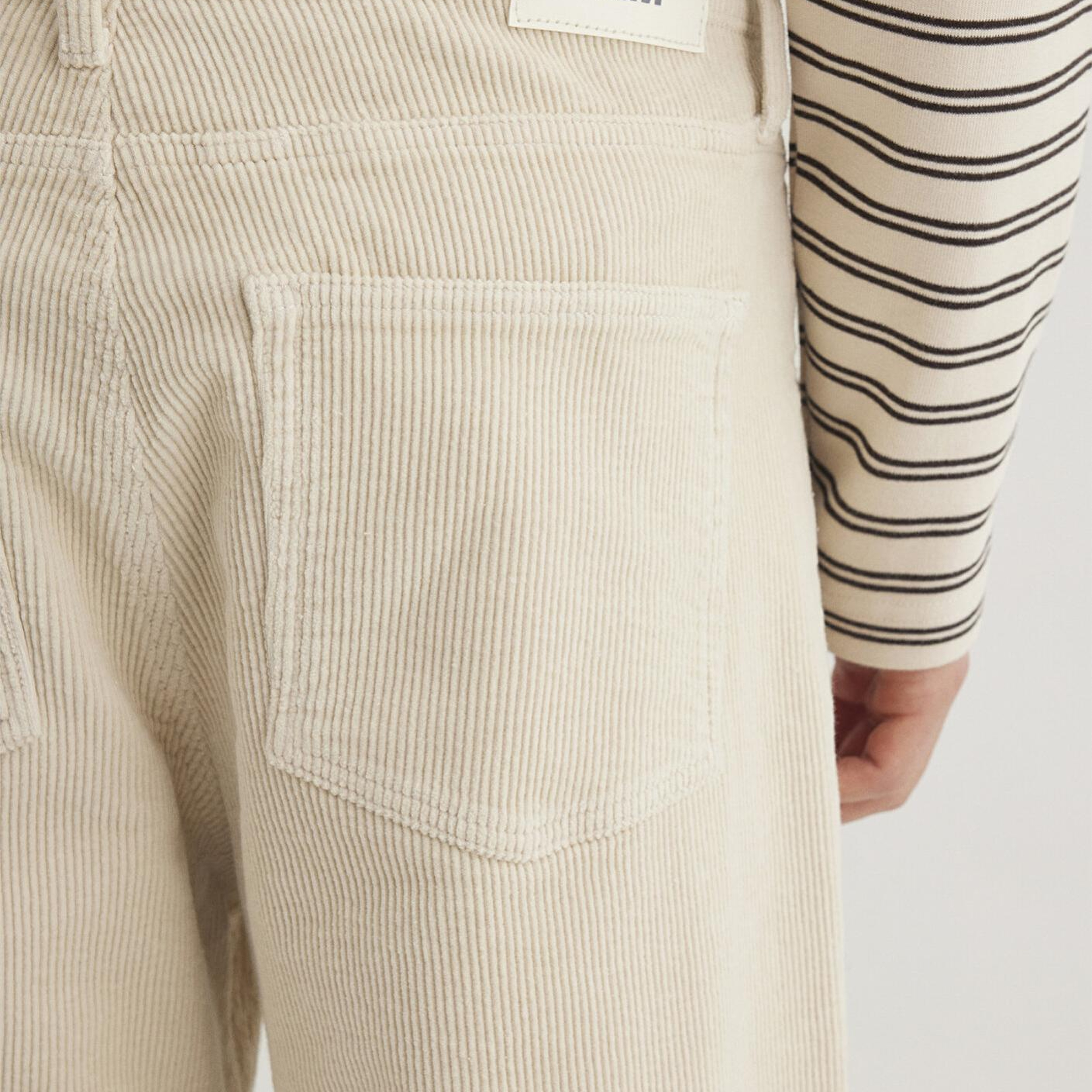 Mavi Atlanta Street Ekru Kadife Pantolon 0010305-89111