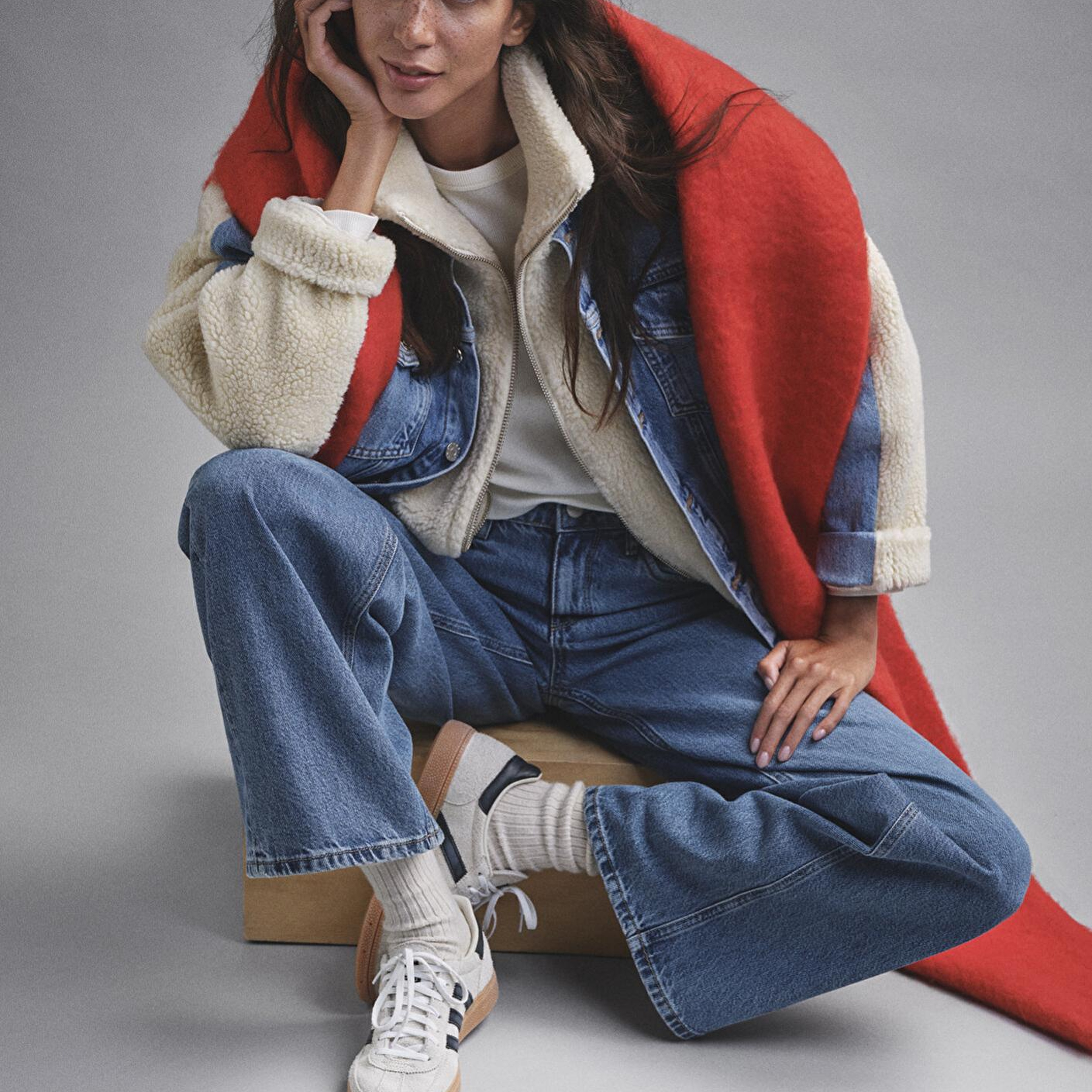 Mavi Rubina 90lar Açık Mavi Suni Kürklü  Jean Ceket 1110278-88589