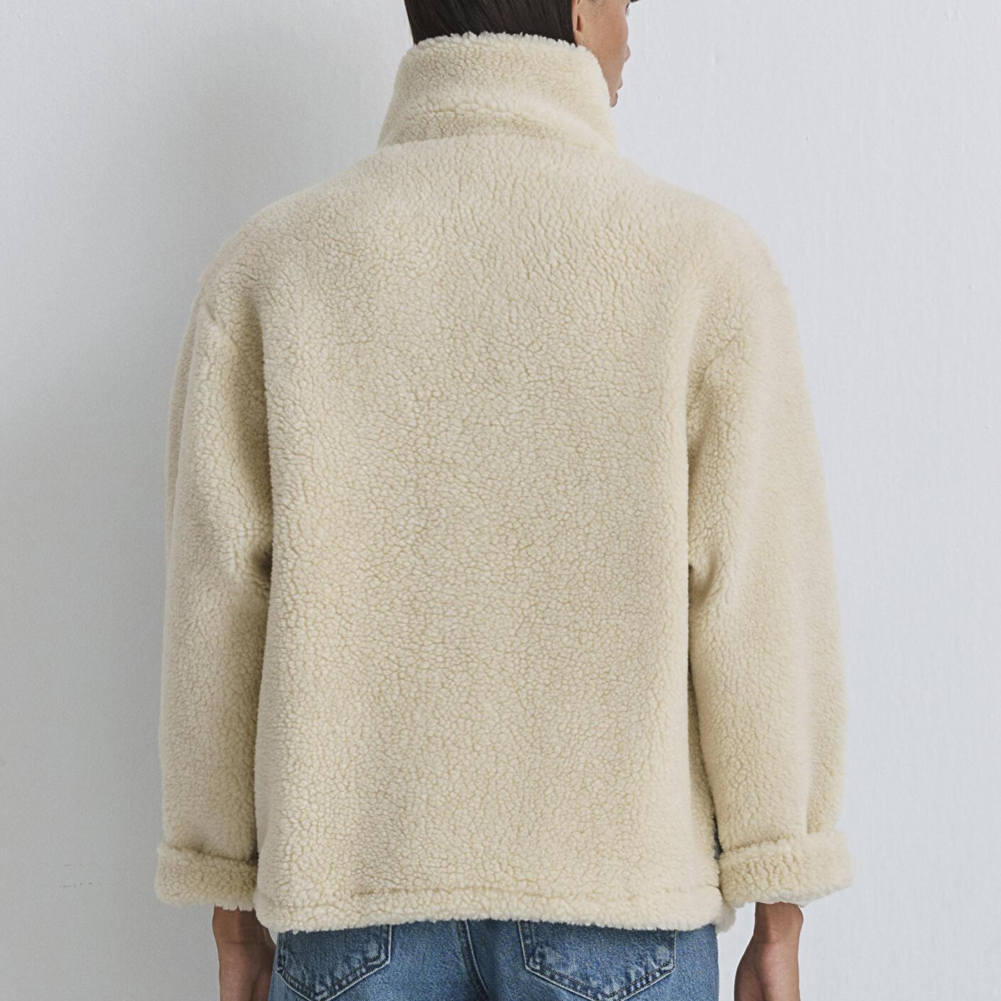 Mavi Rubina 90lar Açık Mavi Suni Kürklü  Jean Ceket 1110278-88589