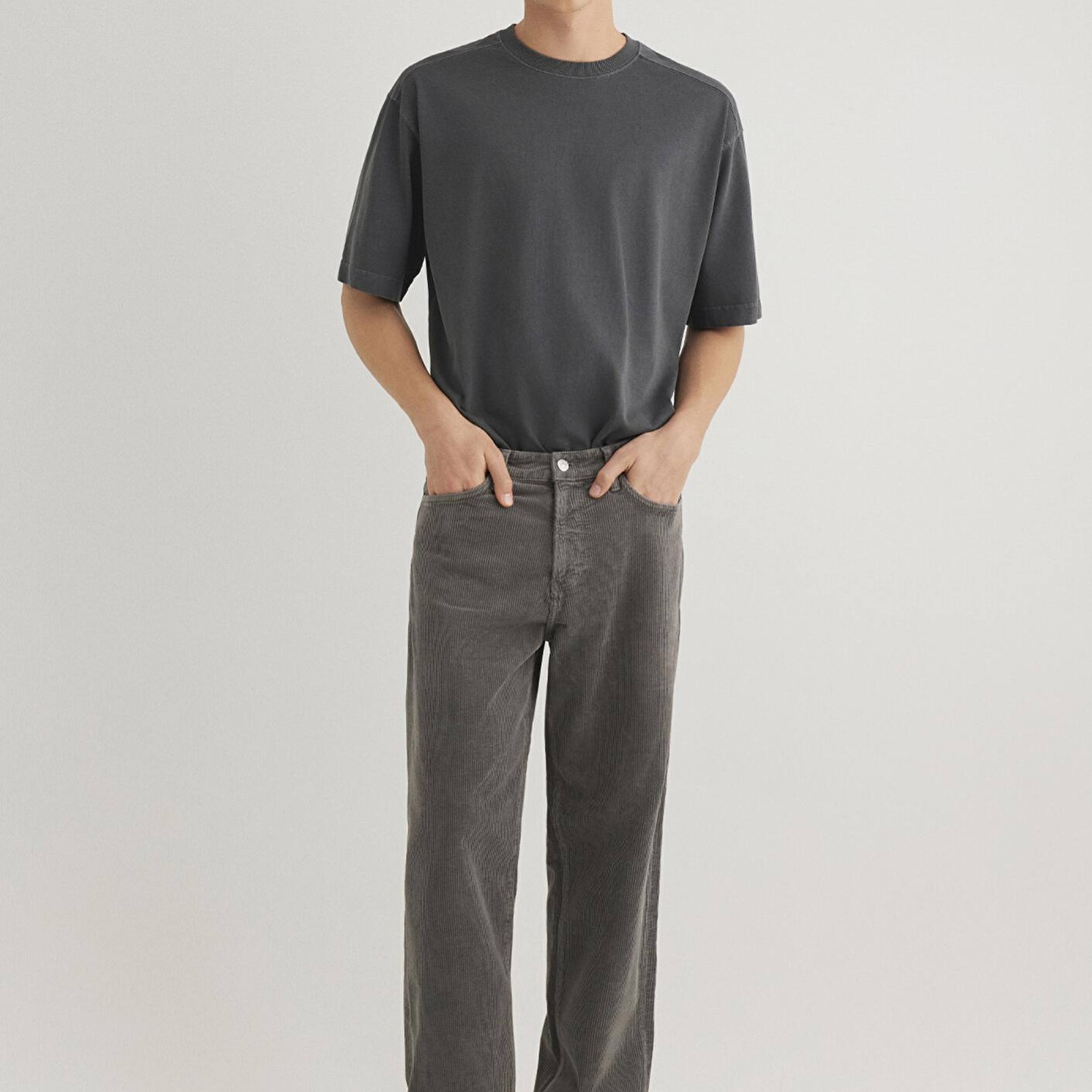 Mavi Toronto Street Antrasit Kadife Pantolon 0010289-88438