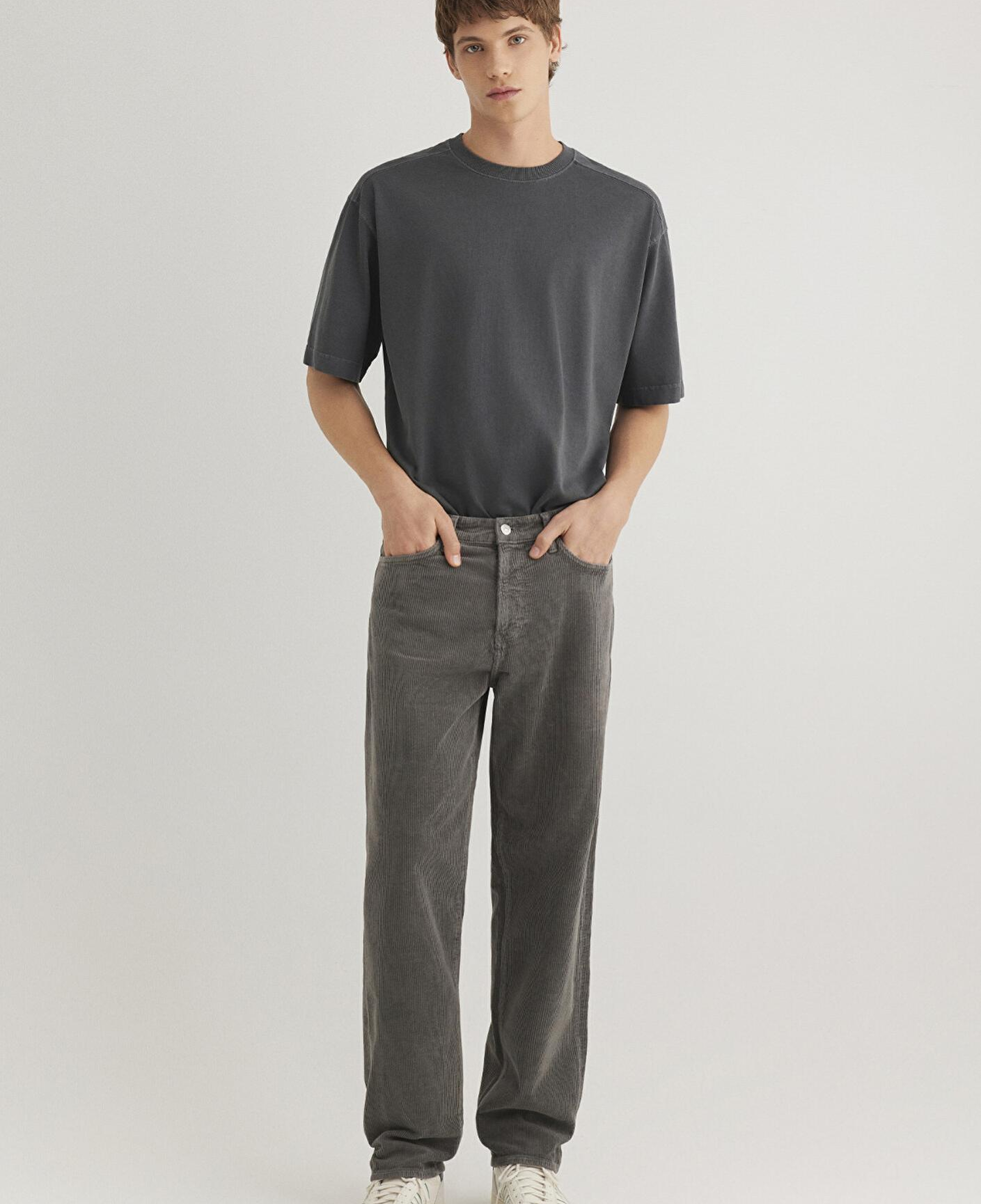 Mavi Toronto Street Antrasit Kadife Pantolon 0010289-88438