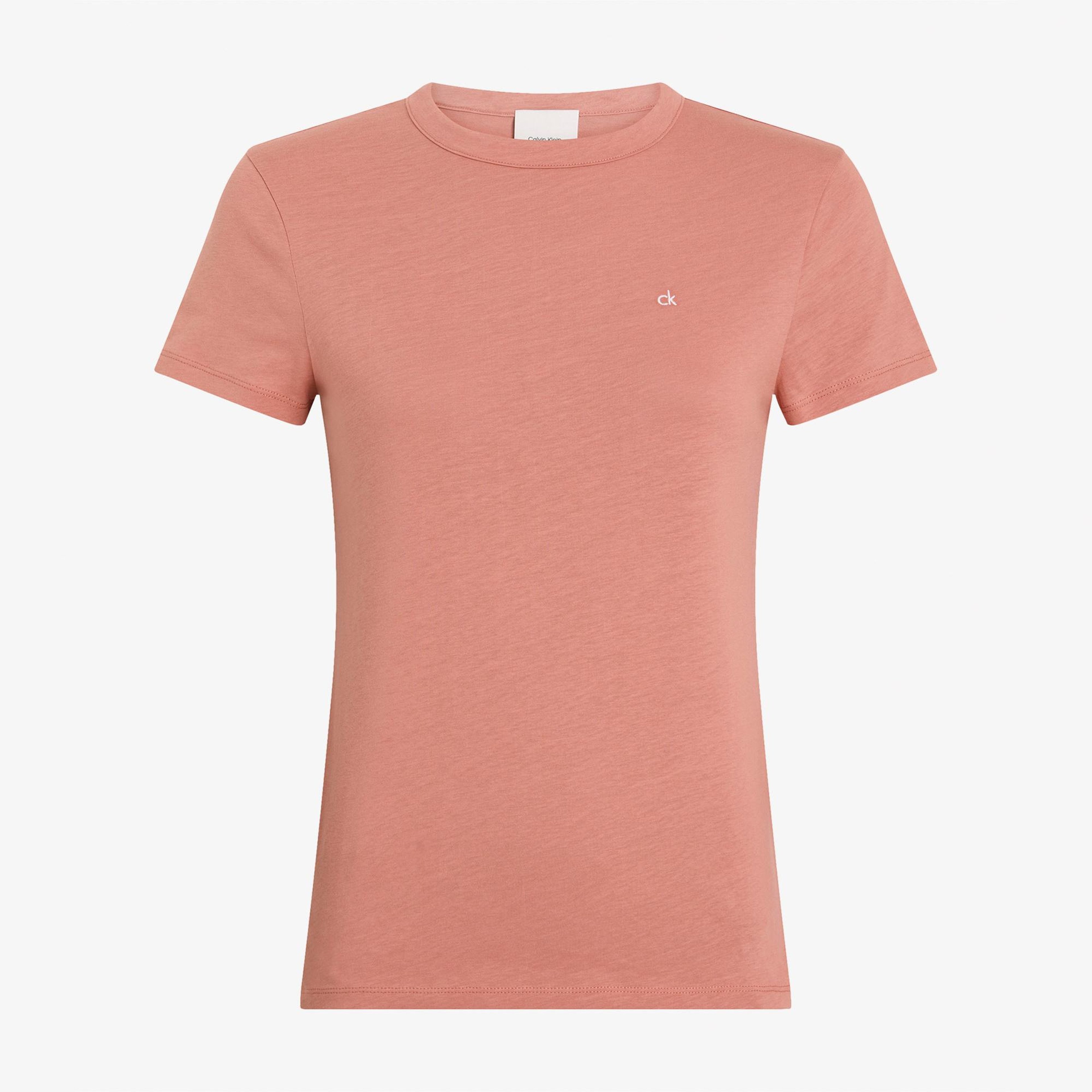 Calvin Klein Graphic Slim Kadın Pembe T-Shirt