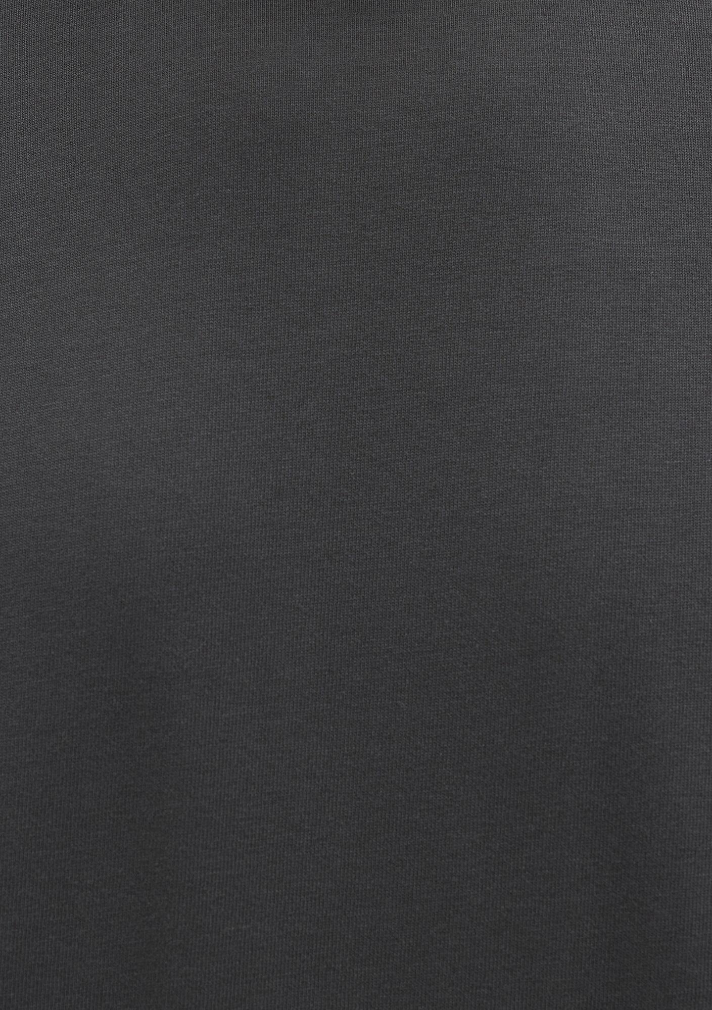 Mavi Logo Kol Detaylı Antrasit Basic Tişört Loose Fit / Bol Rahat Kesim 0611924-70092