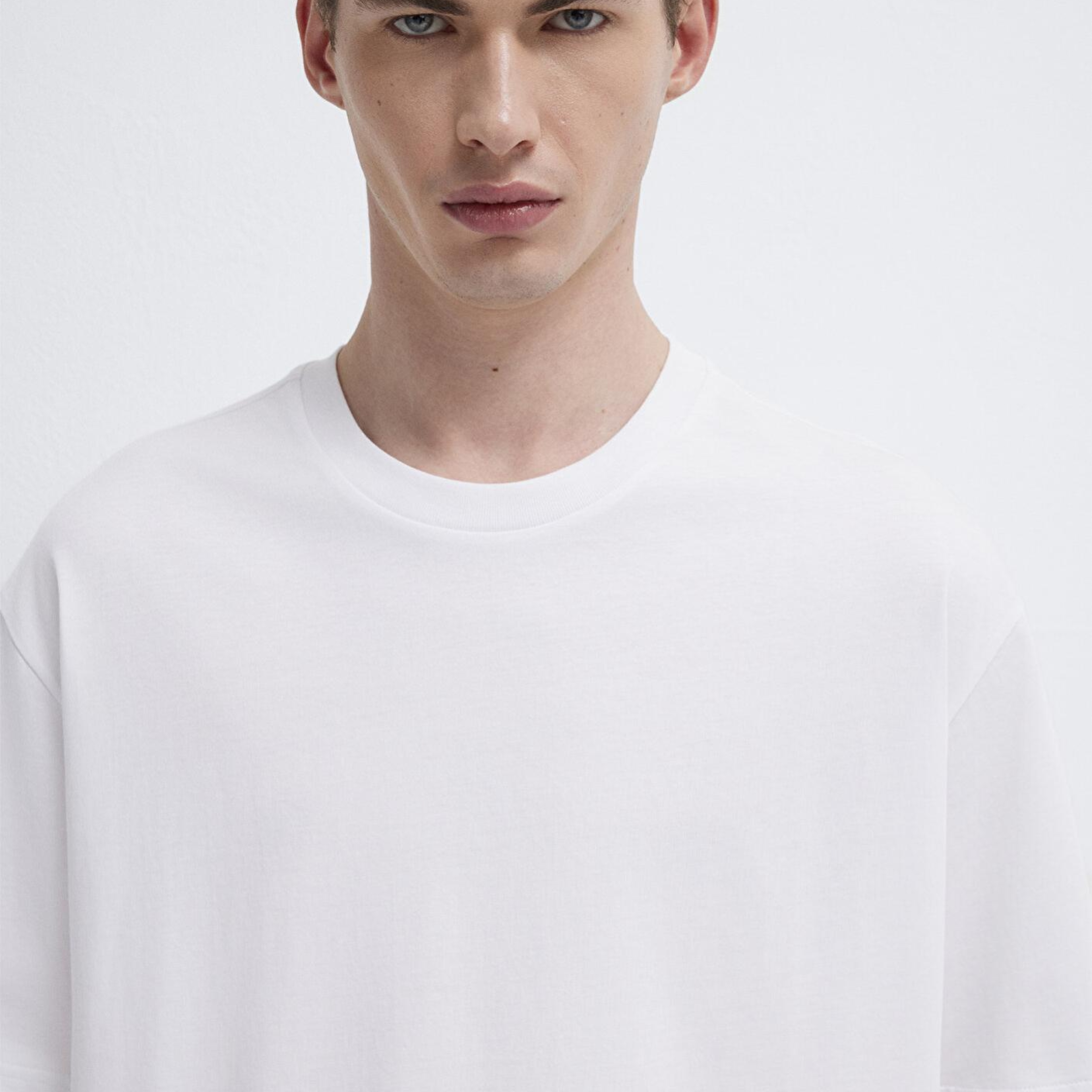 Mavi 2li Erkek Basic Tişört Loose Fit / Bol Rahat Kesim 0612317-900