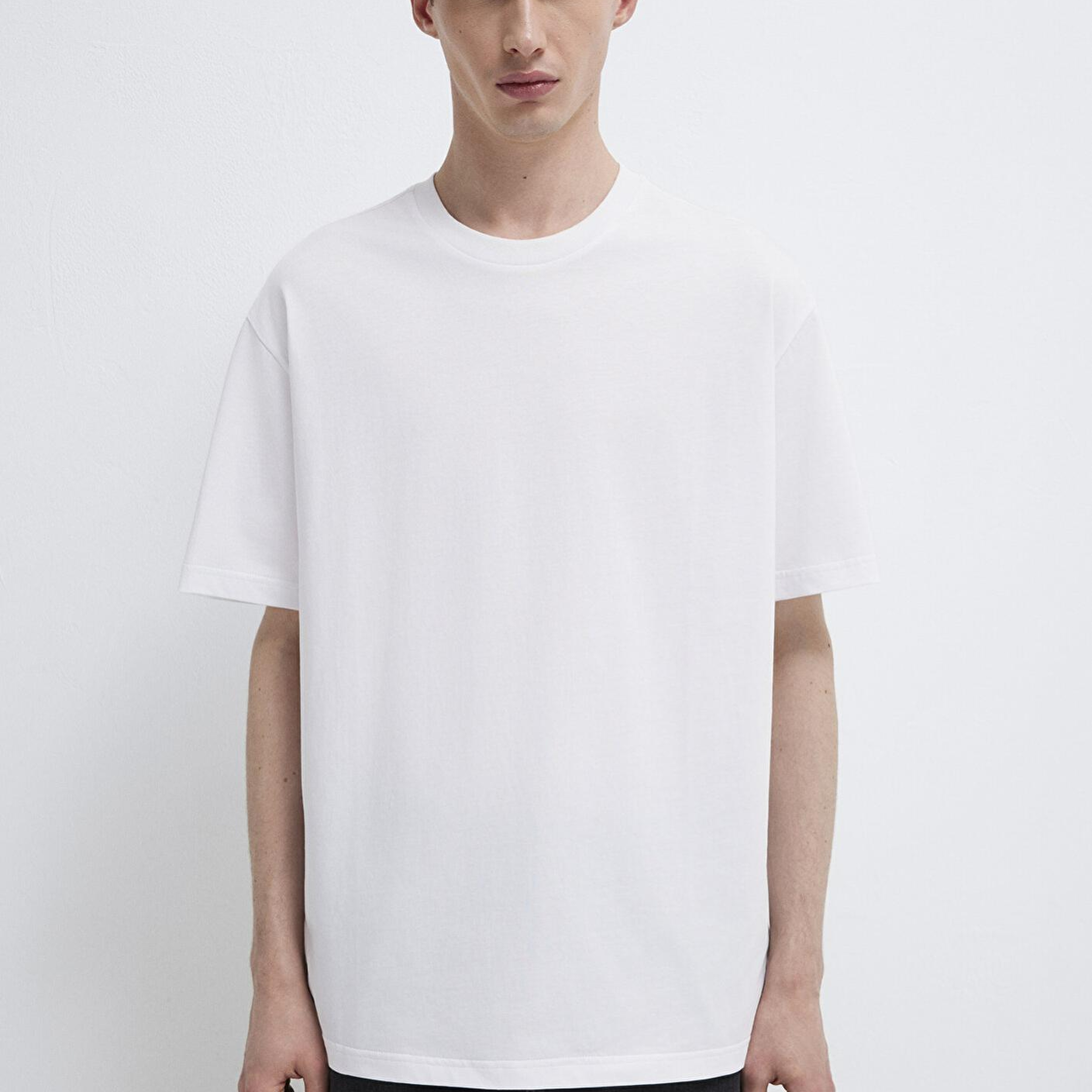 Mavi 2li Erkek Basic Tişört Loose Fit / Bol Rahat Kesim 0612317-900