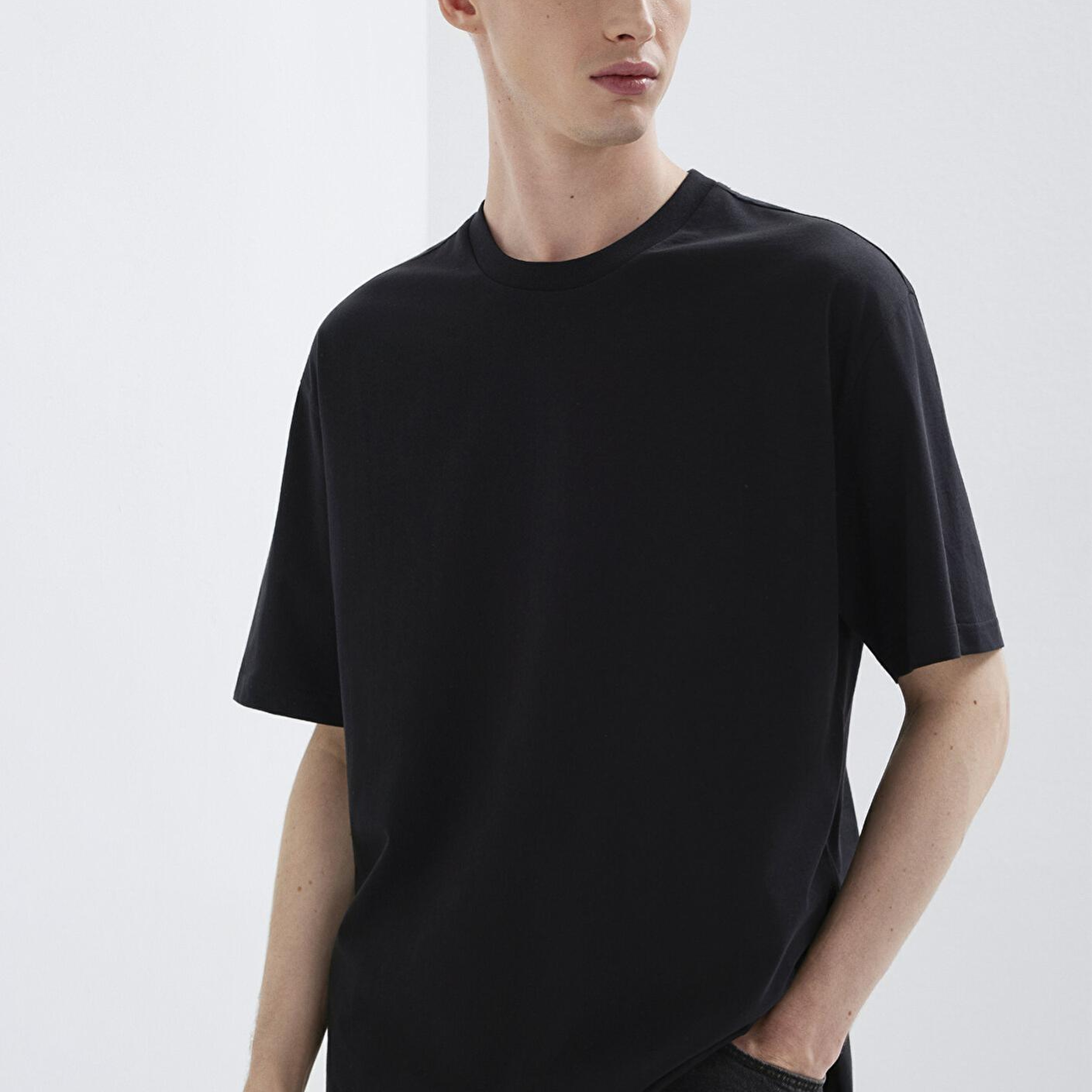 Mavi 3lü Erkek Basic Tişört Loose Fit / Bol Rahat Kesim 0612315-900