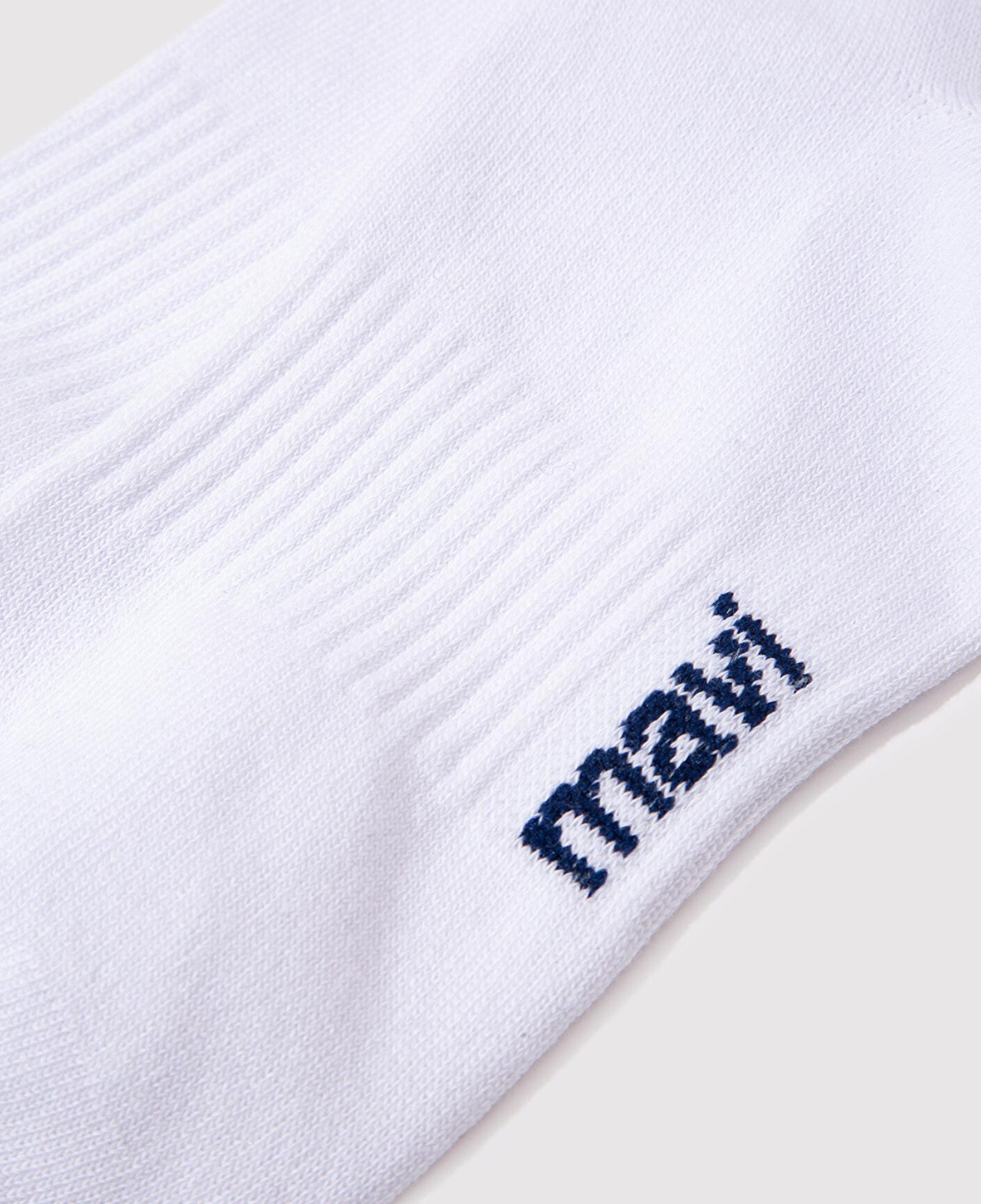 Mavi Mavi Logo Baskılı Beyaz Soket Çorap 0911160-28613