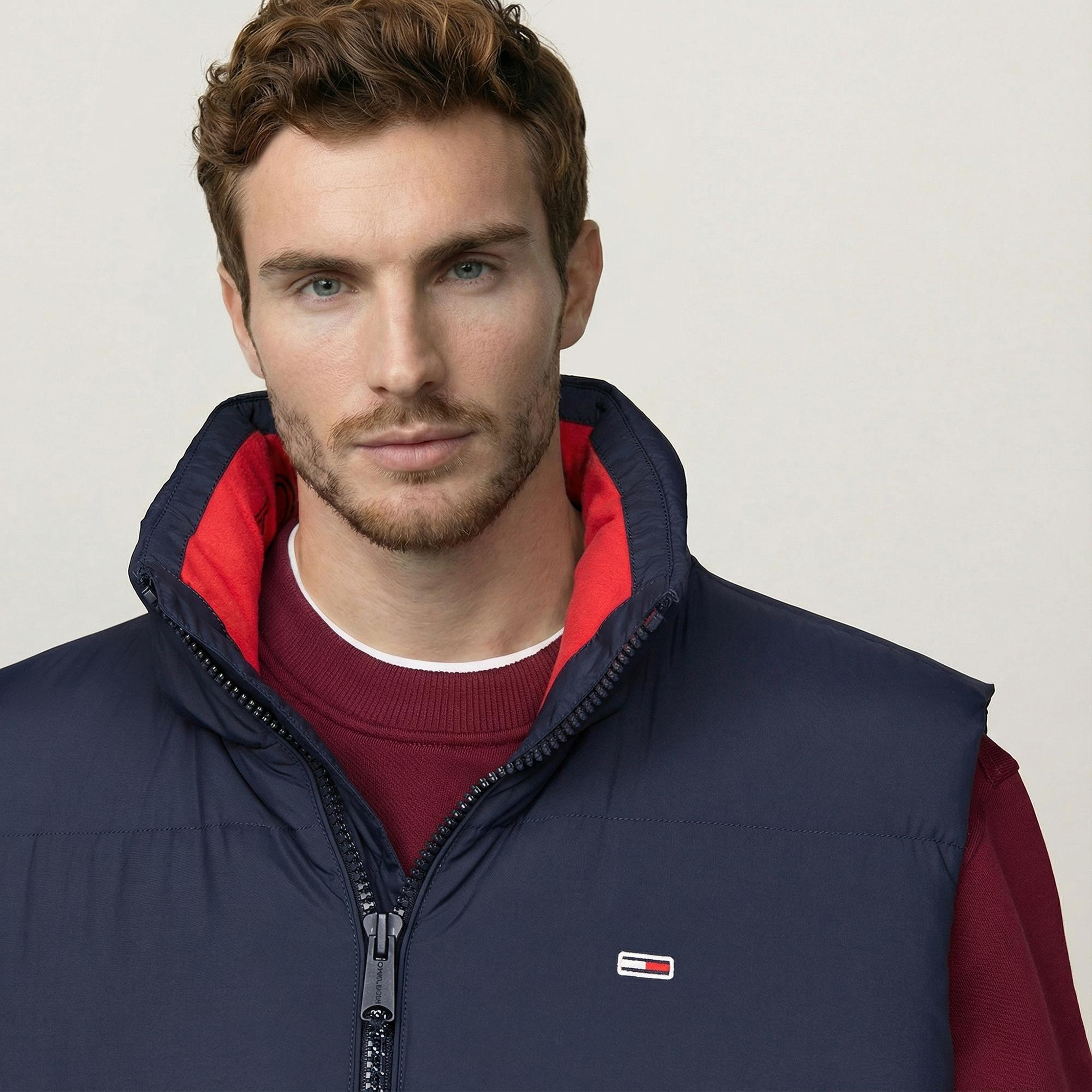 Tommy Jeans Erkek Lacivert Puffer Yelek