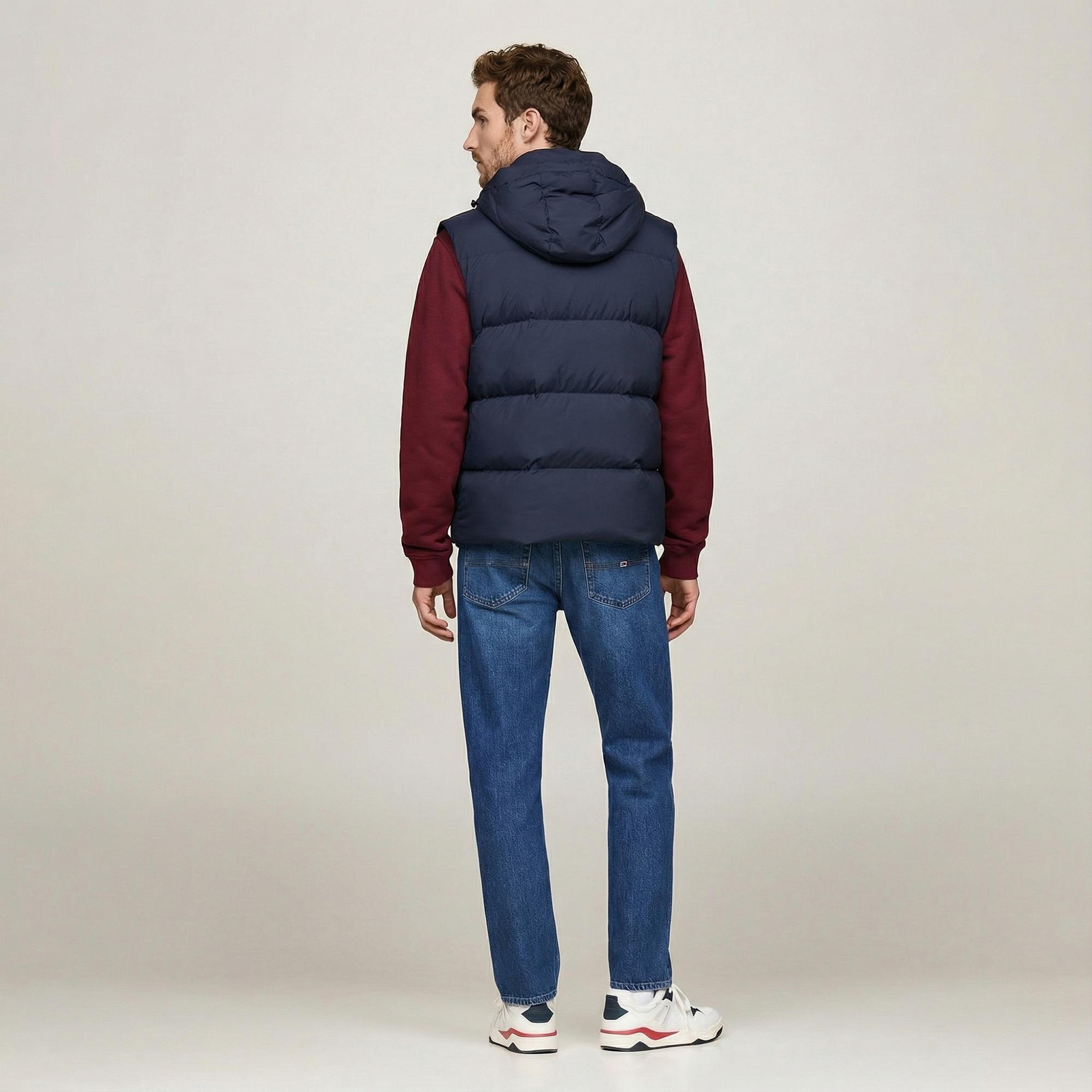 Tommy Jeans Erkek Lacivert Puffer Yelek