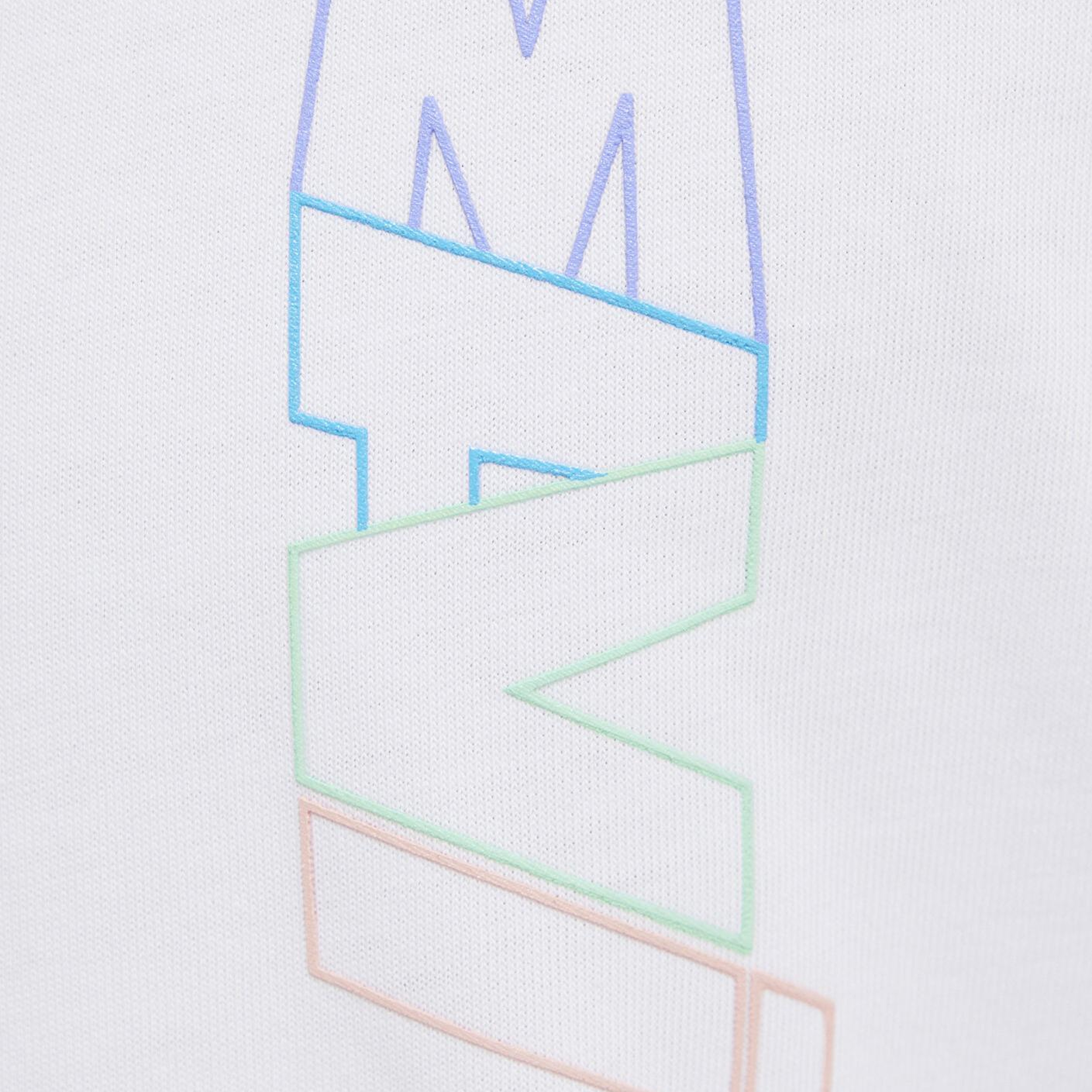 Mavi Mavi Logo Sırt Baskılı Beyaz Tişört Loose Fit / Bol Rahat Kesim 0612350-620